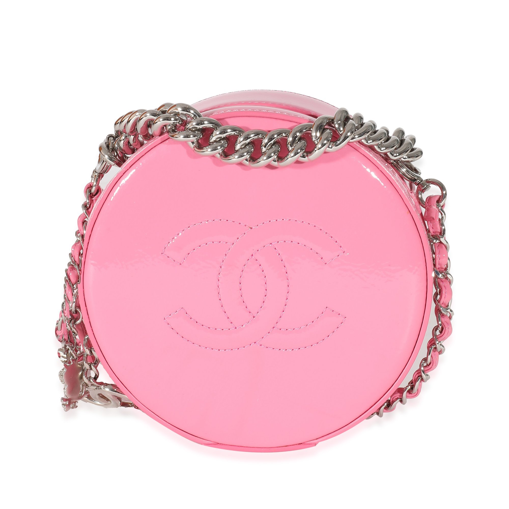 Patent leather handbag