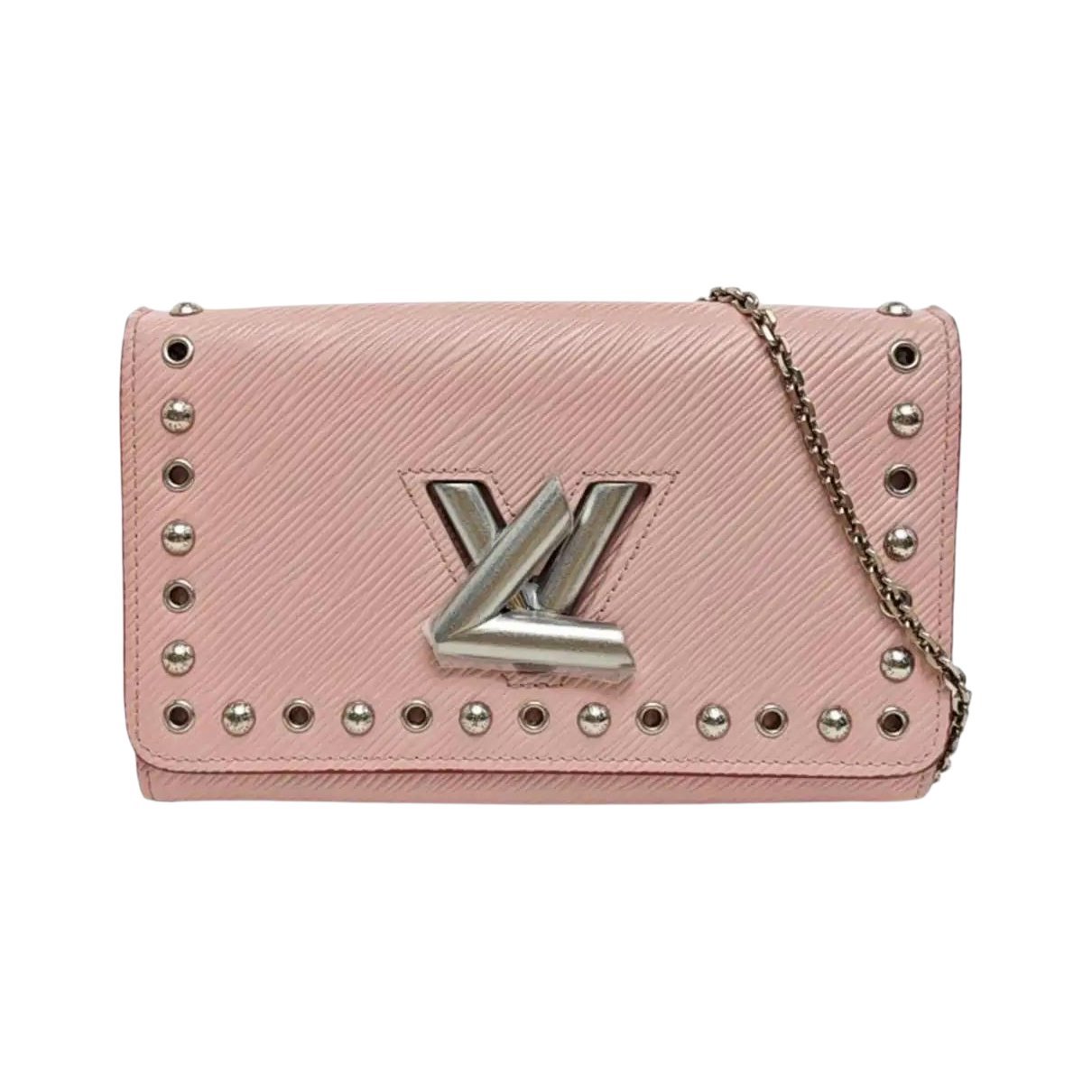 Twist leather crossbody bag