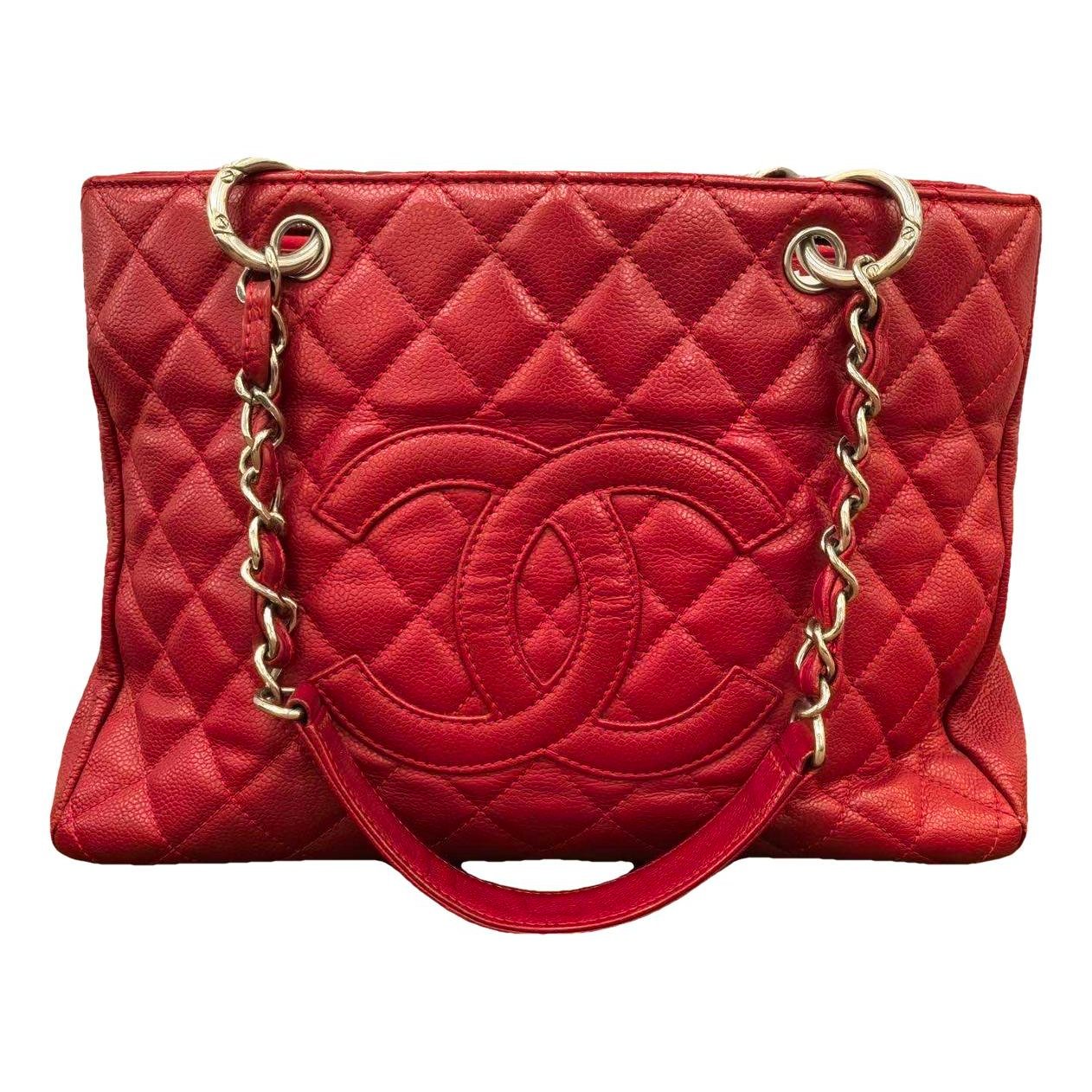 Grand shopping leather tote