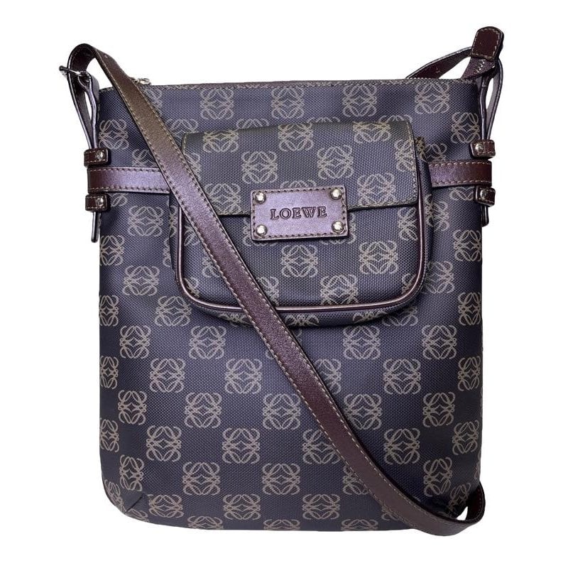 Vinyl crossbody bag