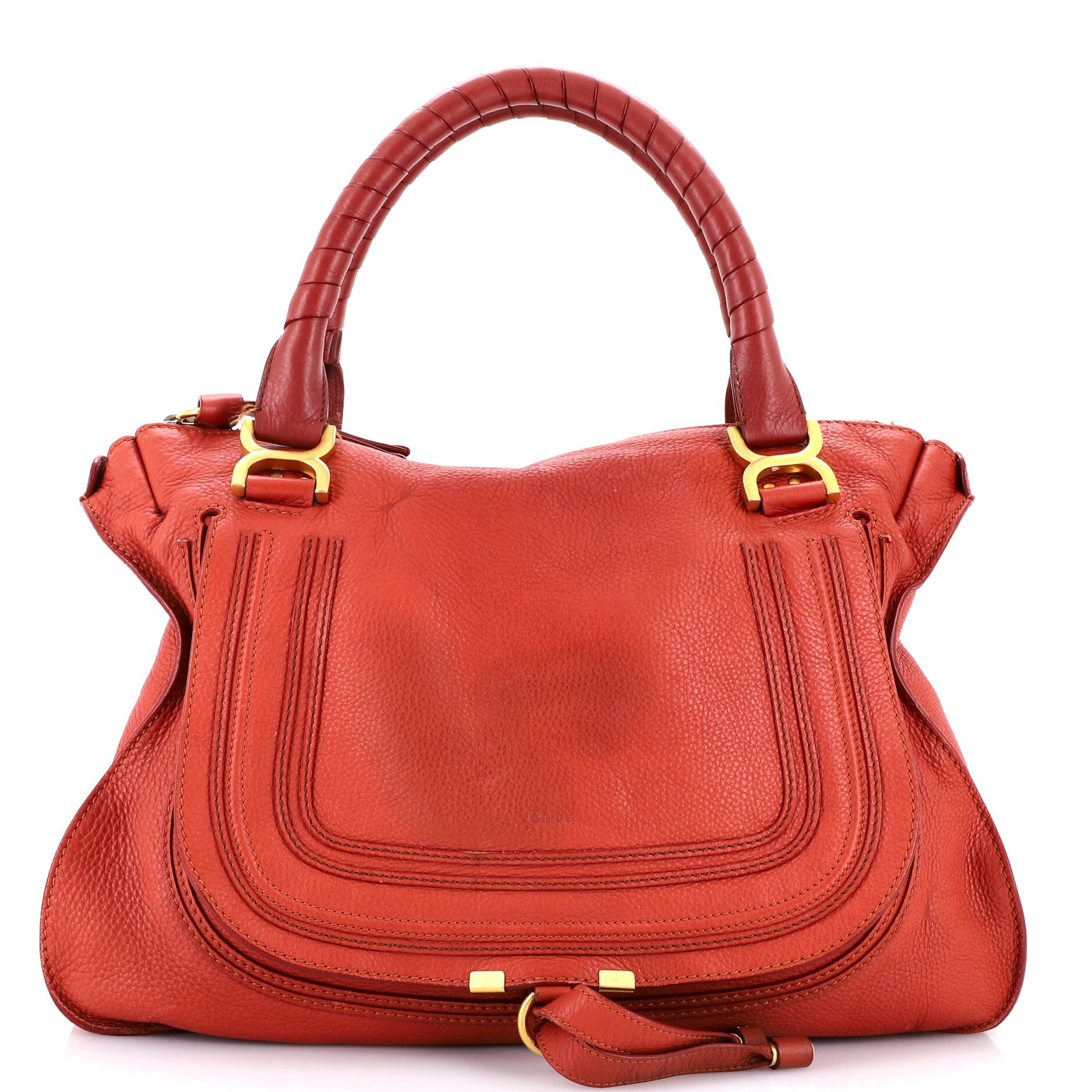 Chloe Marcie Shoulder Bag Leather Large