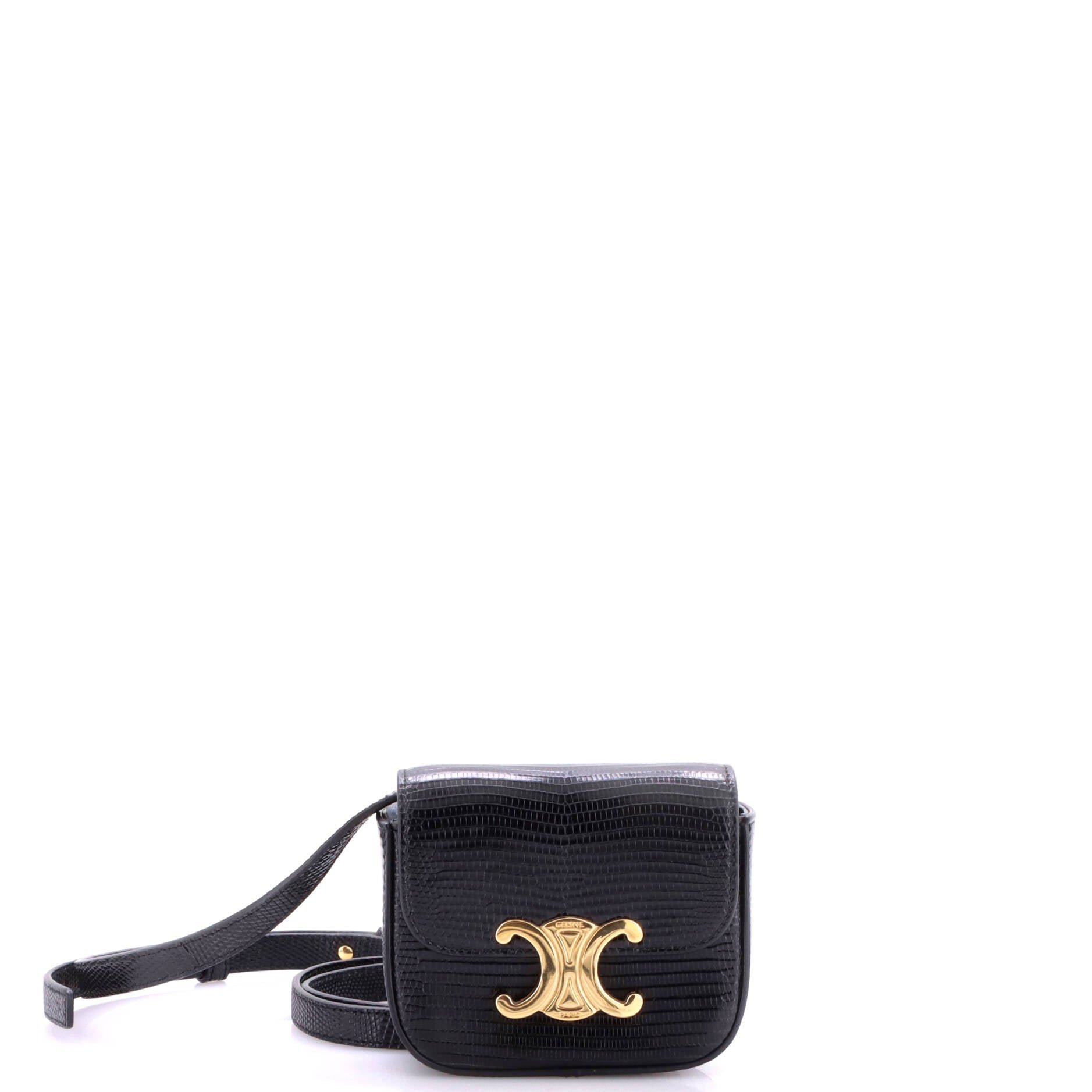 Claude Shoulder Bag Lizard Mini