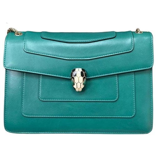 Serpenti leather handbag