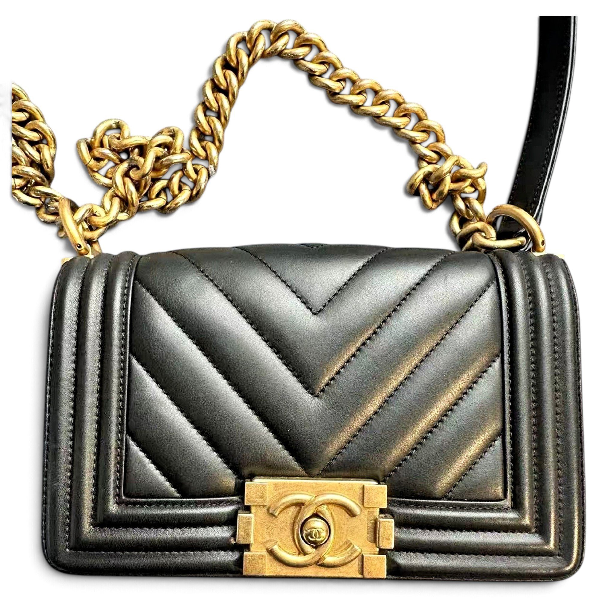 Boy leather handbag