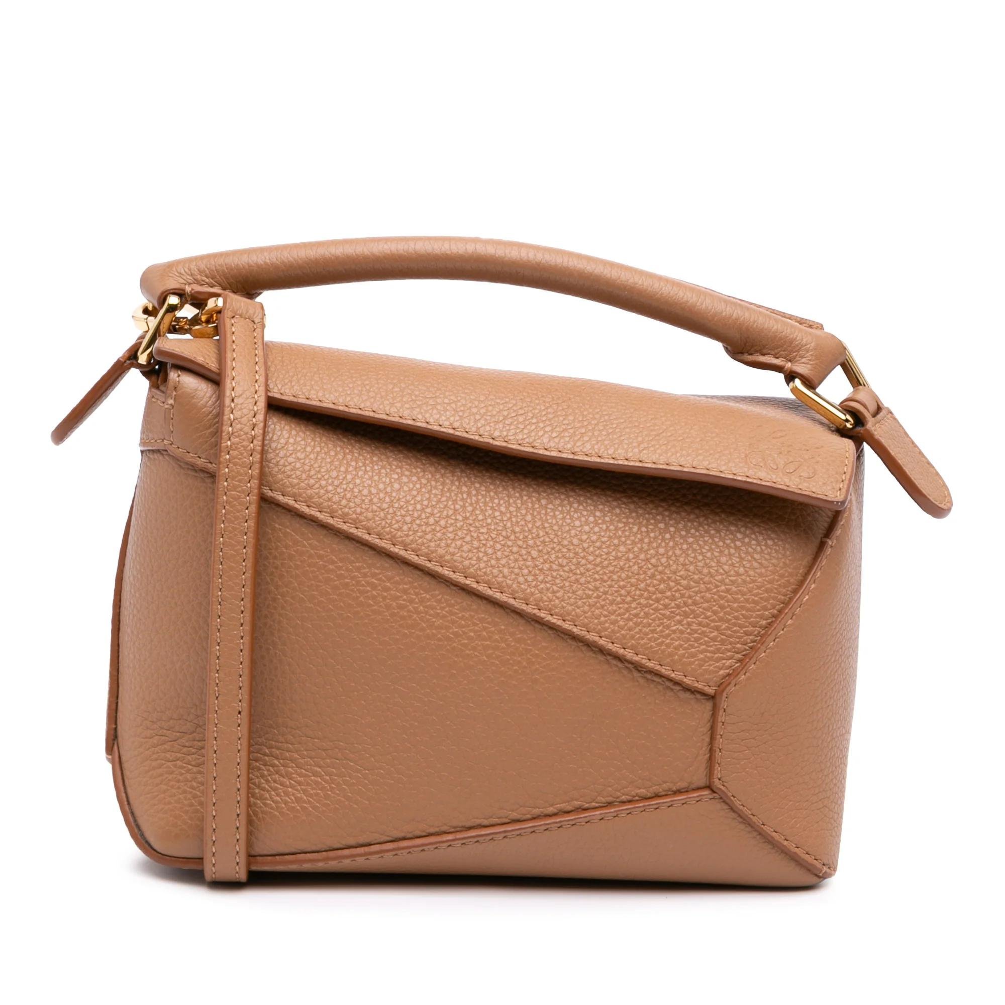 Puzzle pony-style calfskin handbag