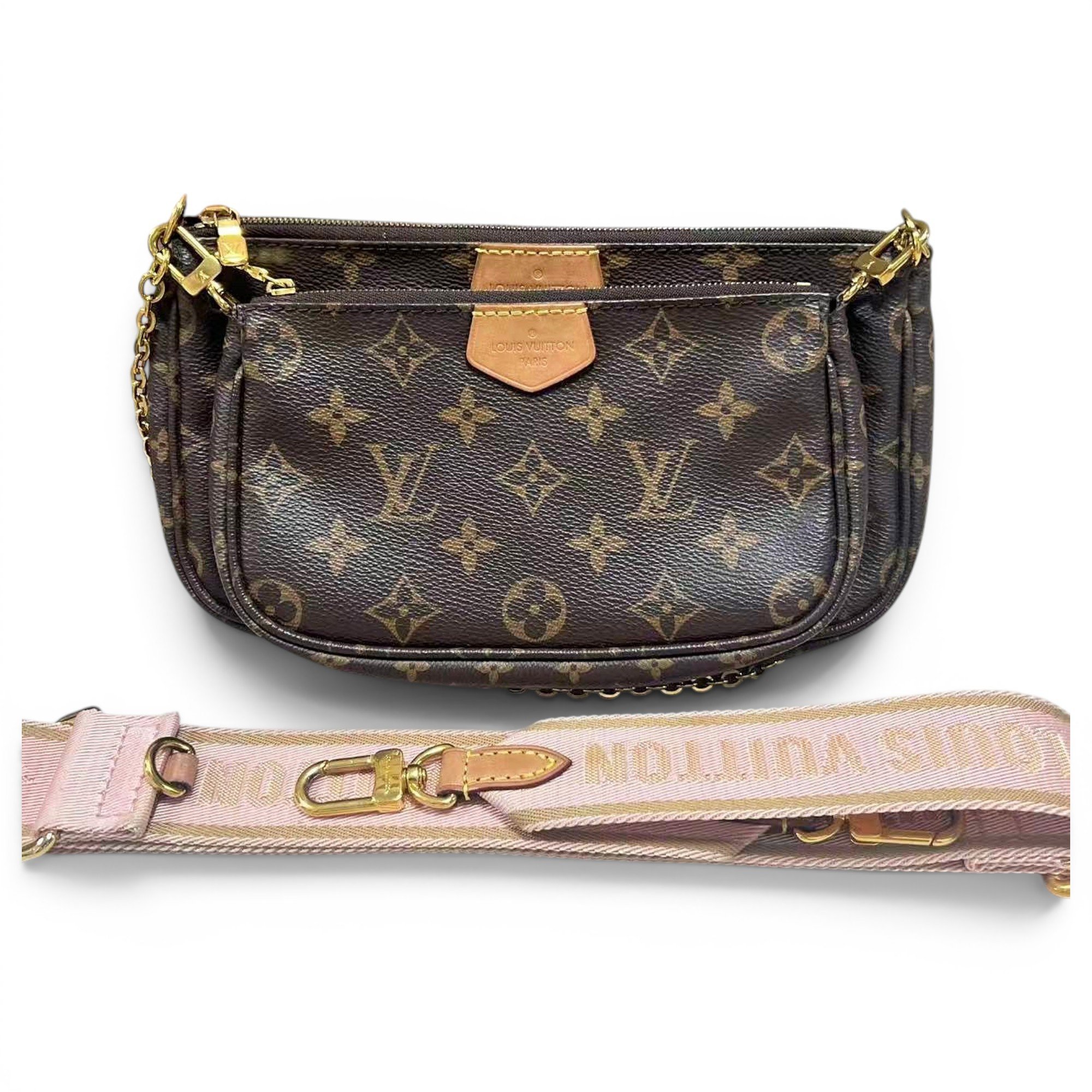 Multi Pochette Accessoires leather handbag