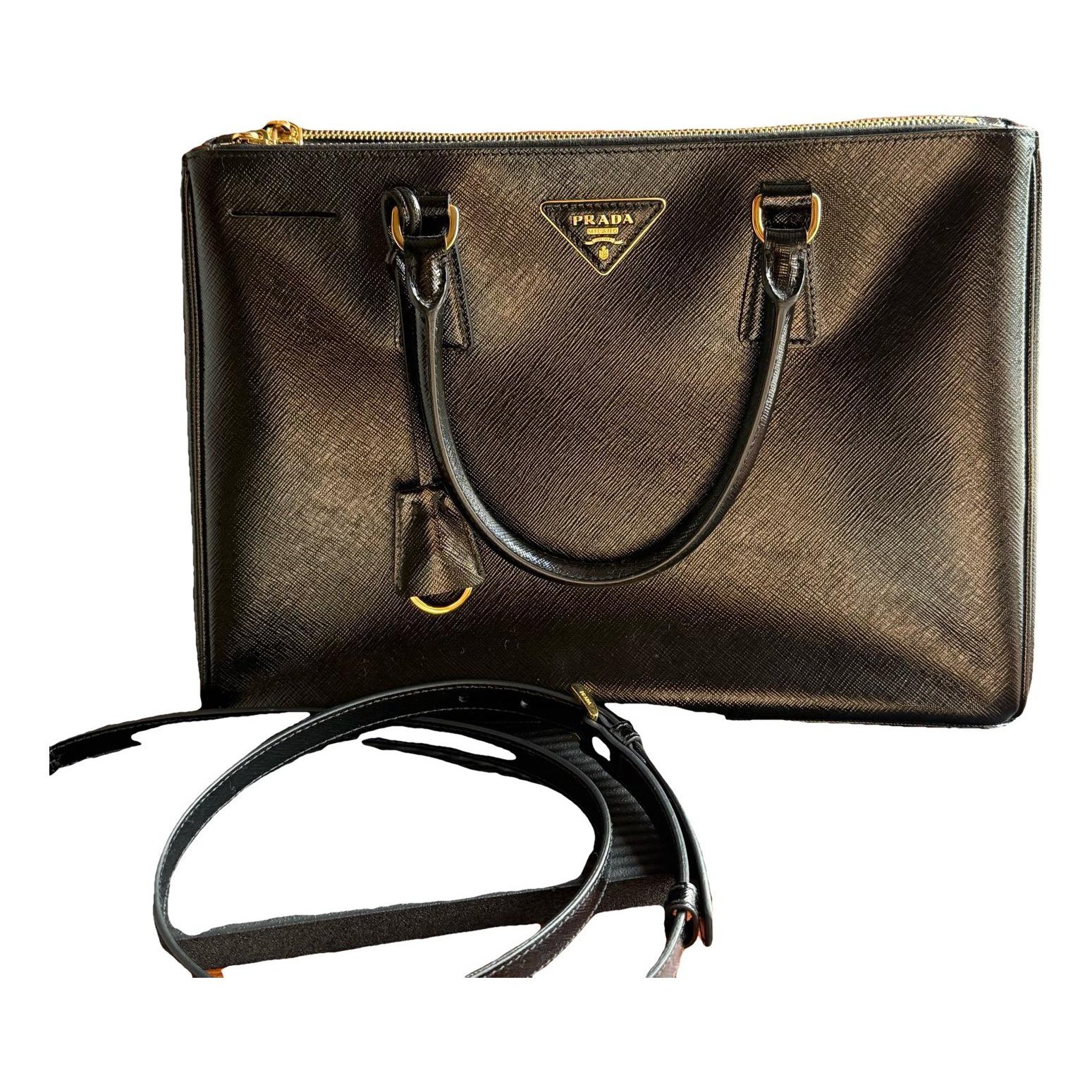 Galleria patent leather handbag