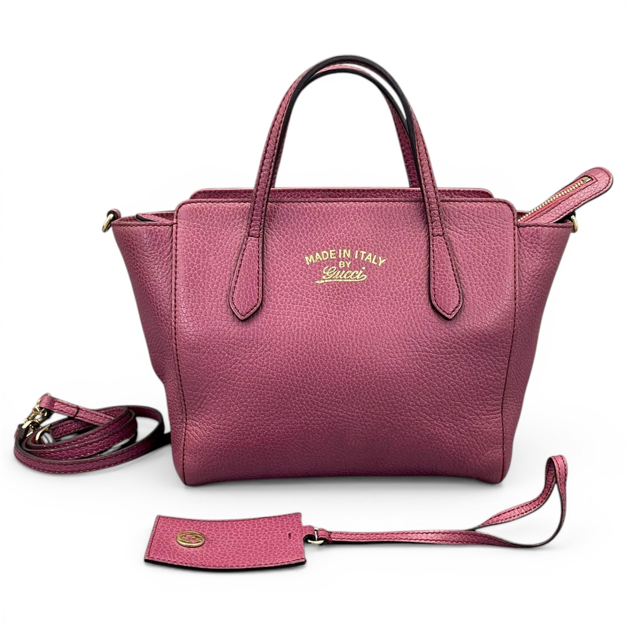 Leather tote