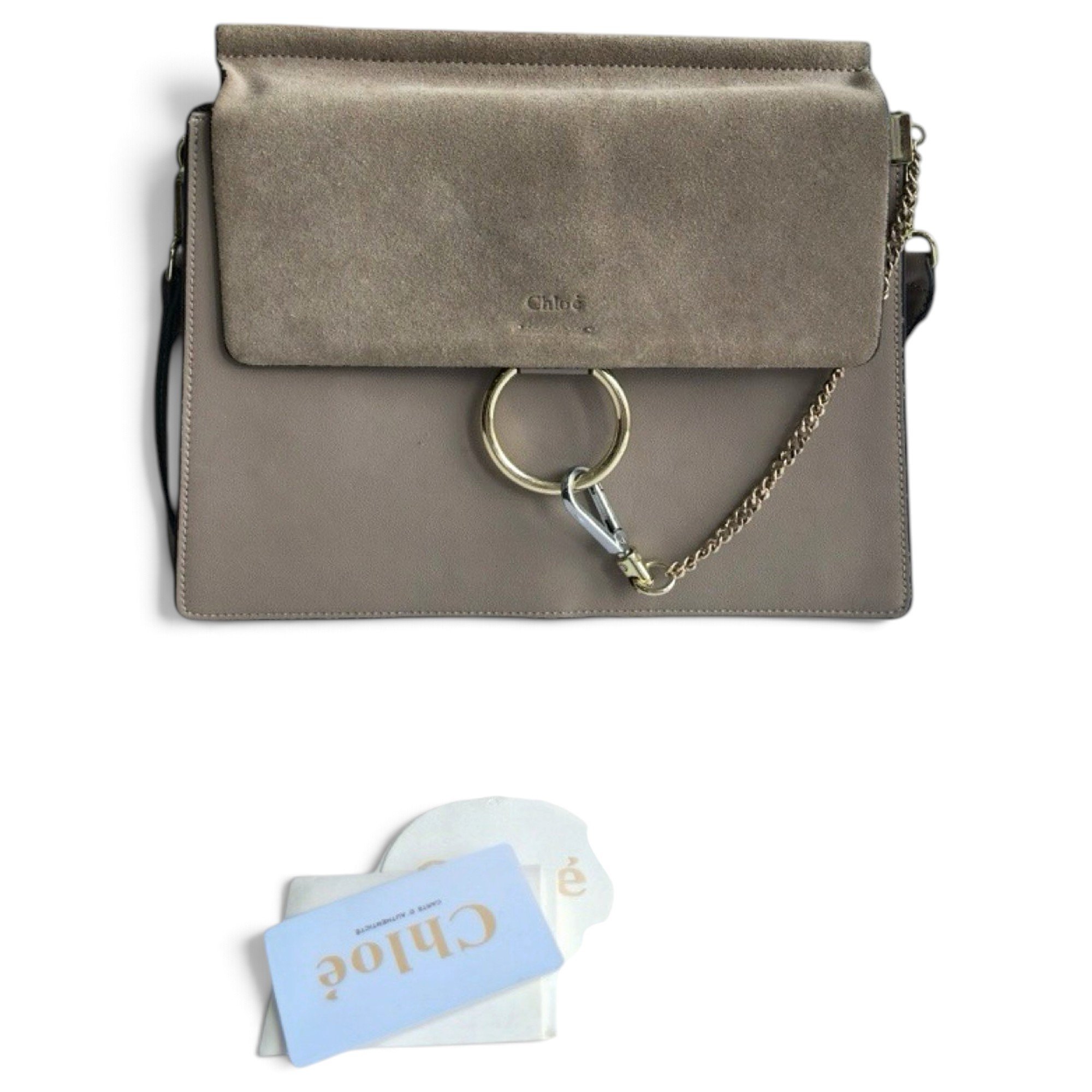 Faye leather handbag