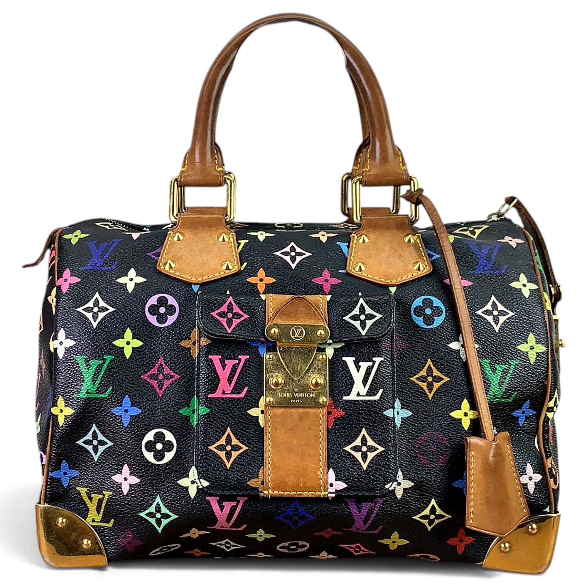 Speedy leather bag