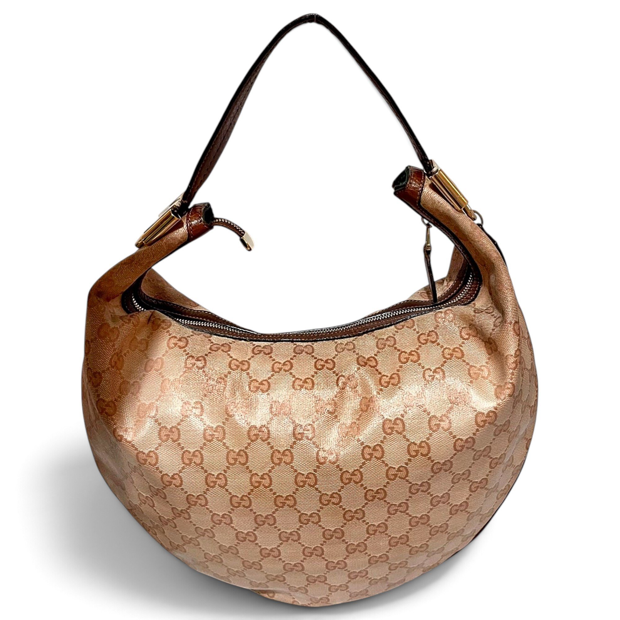 Hobo leather handbag