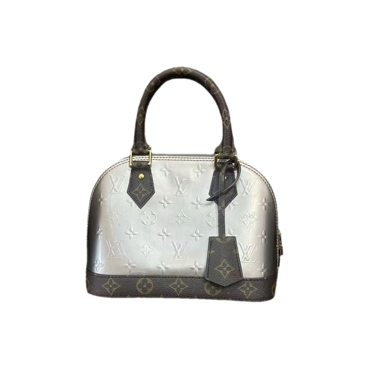 Alma BB patent leather handbag