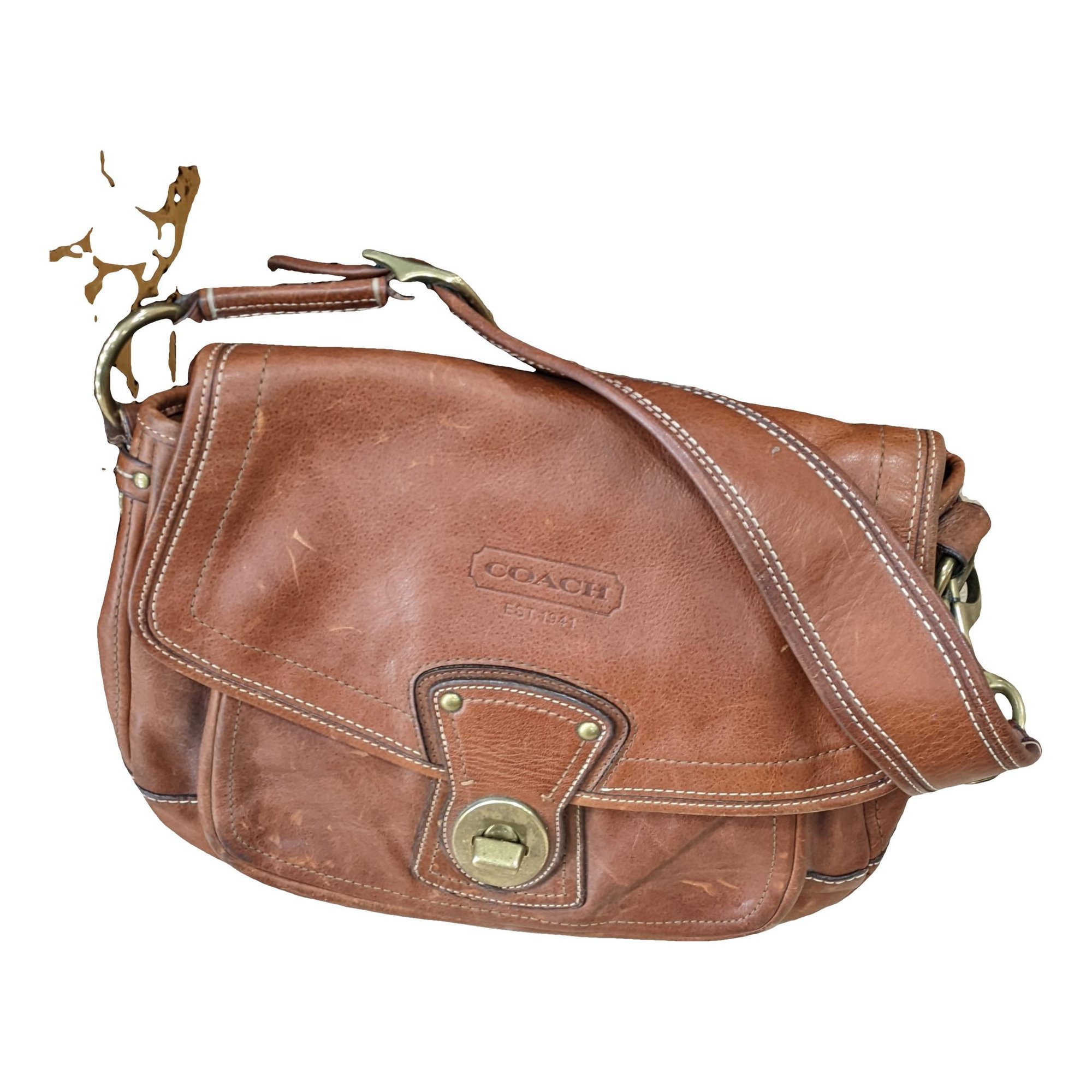 Leather handbag