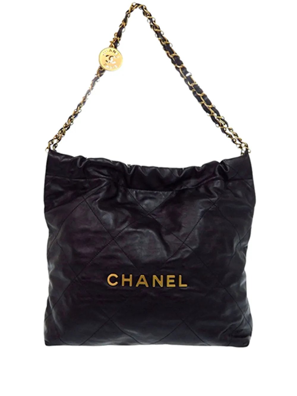 2021-2026 Small Quilted Shiny Calfskin 22 Handbag tote bag