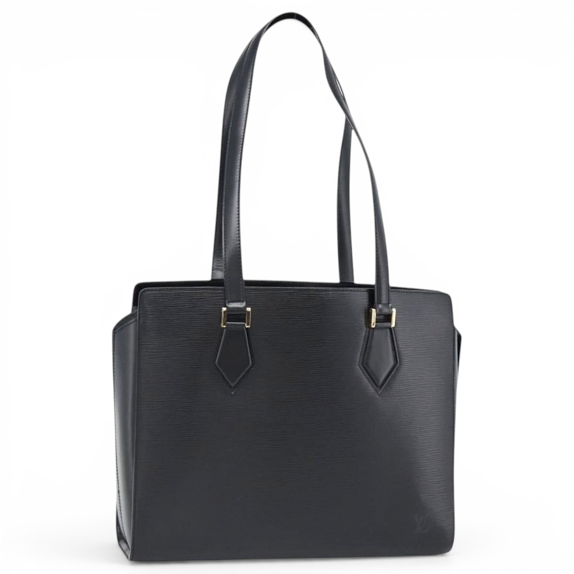 Leather tote