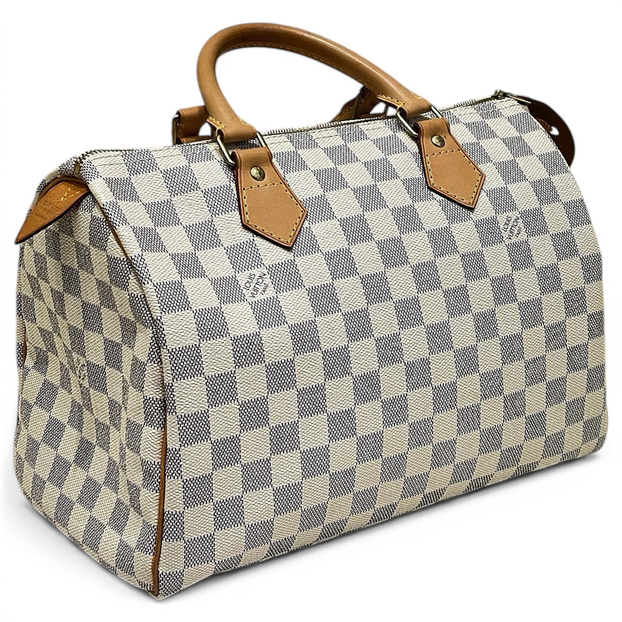 Speedy leather handbag