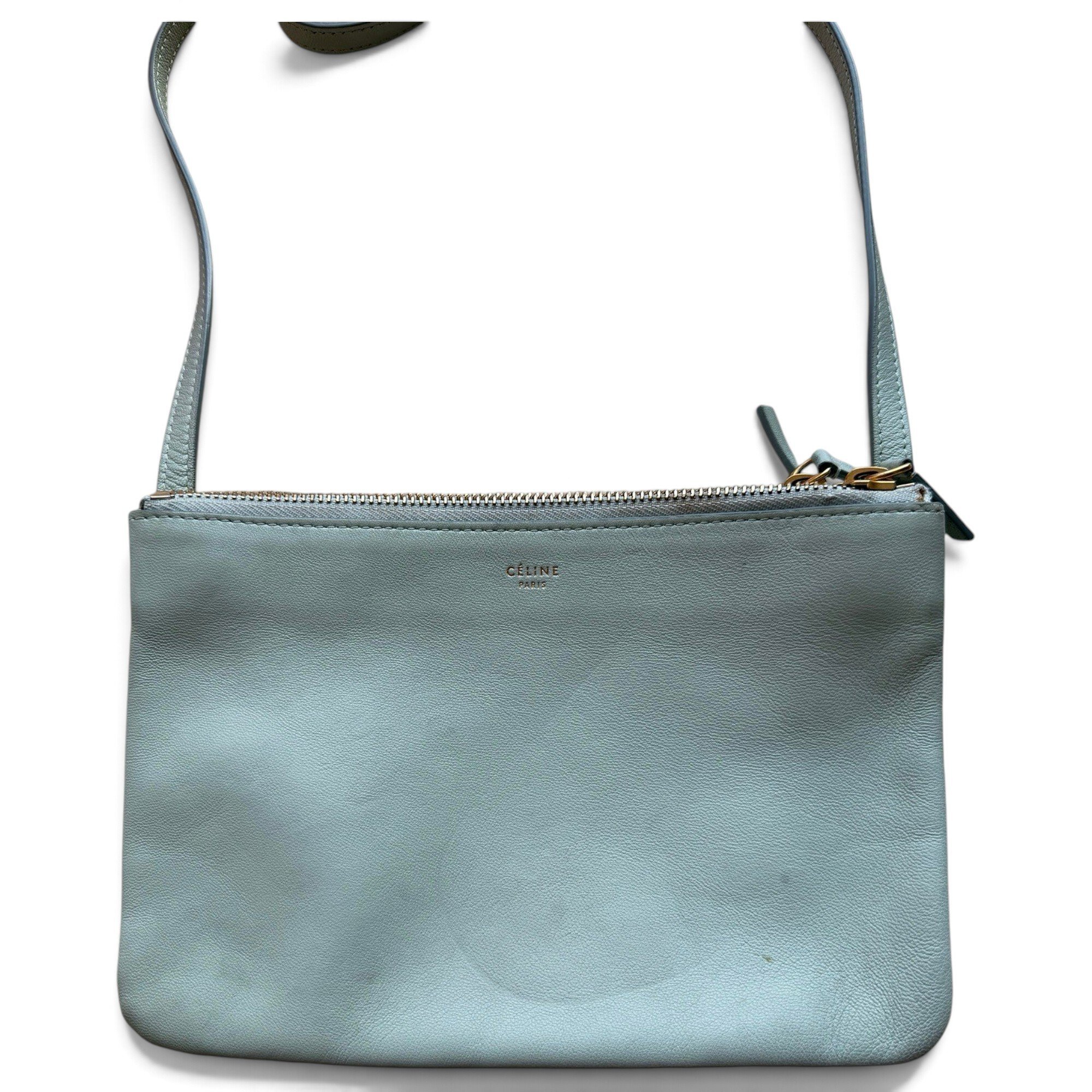 Trio leather crossbody bag
