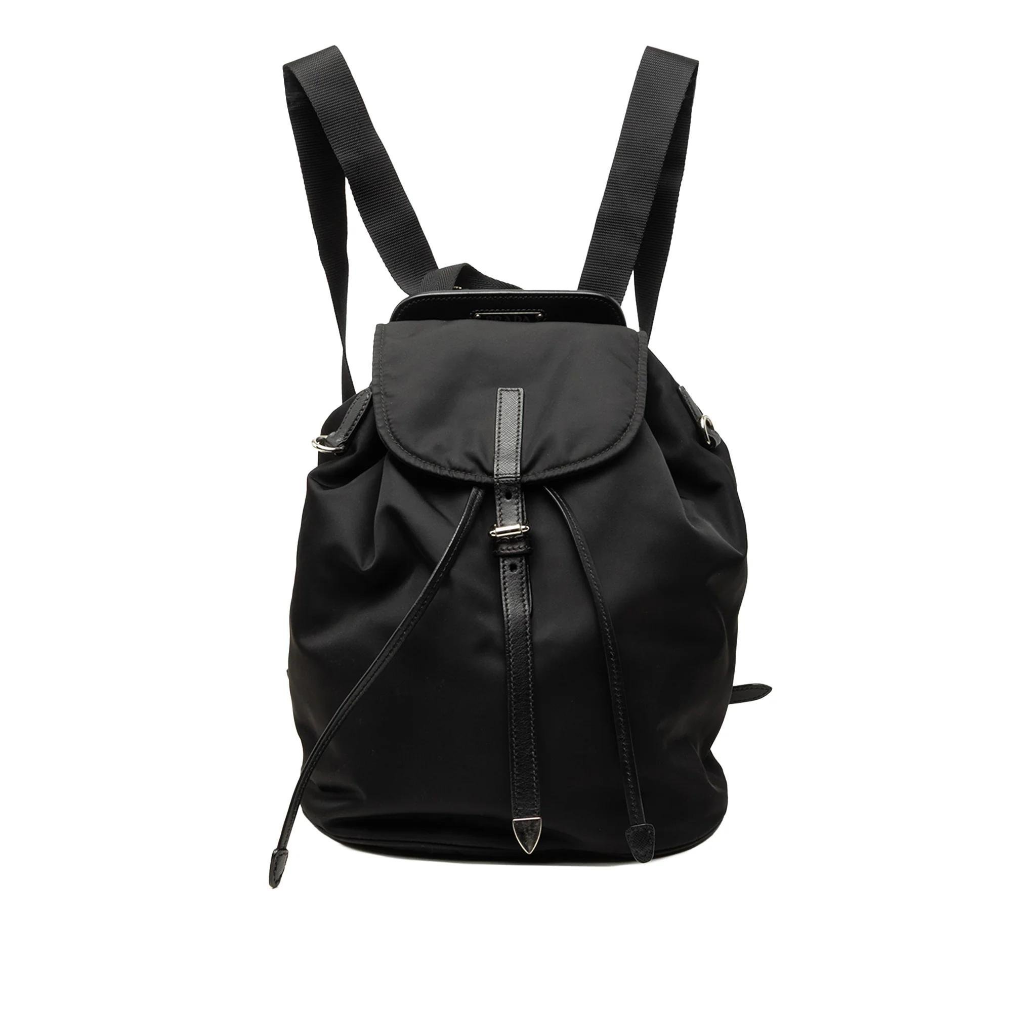 Leather backpack