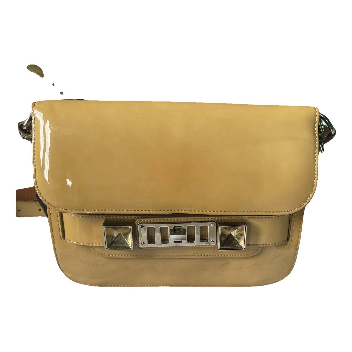 PS11 patent leather crossbody bag