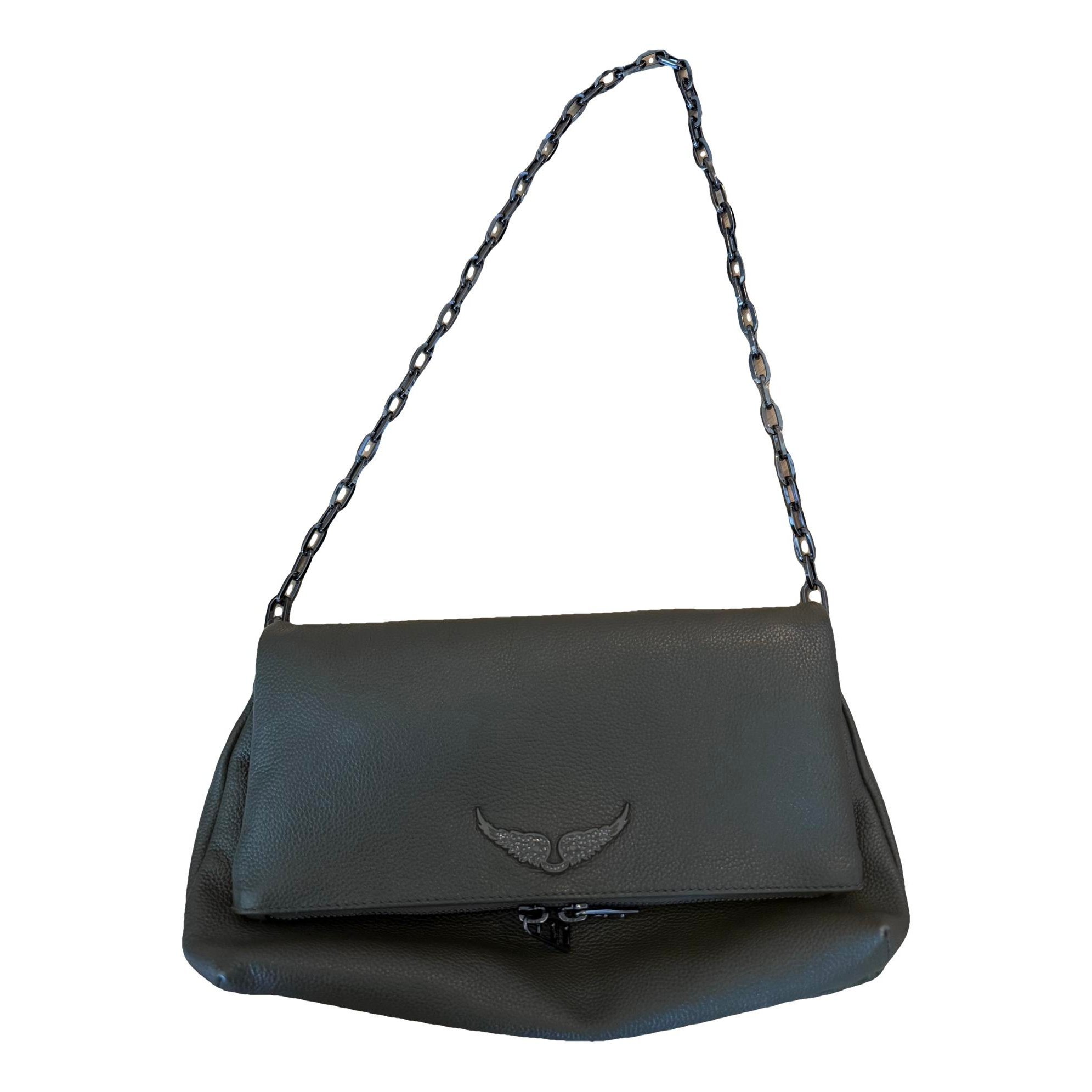 Rock leather crossbody bag