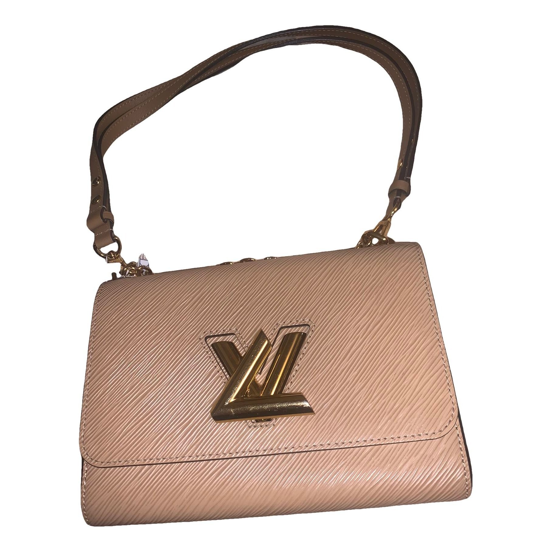 Twist leather crossbody bag