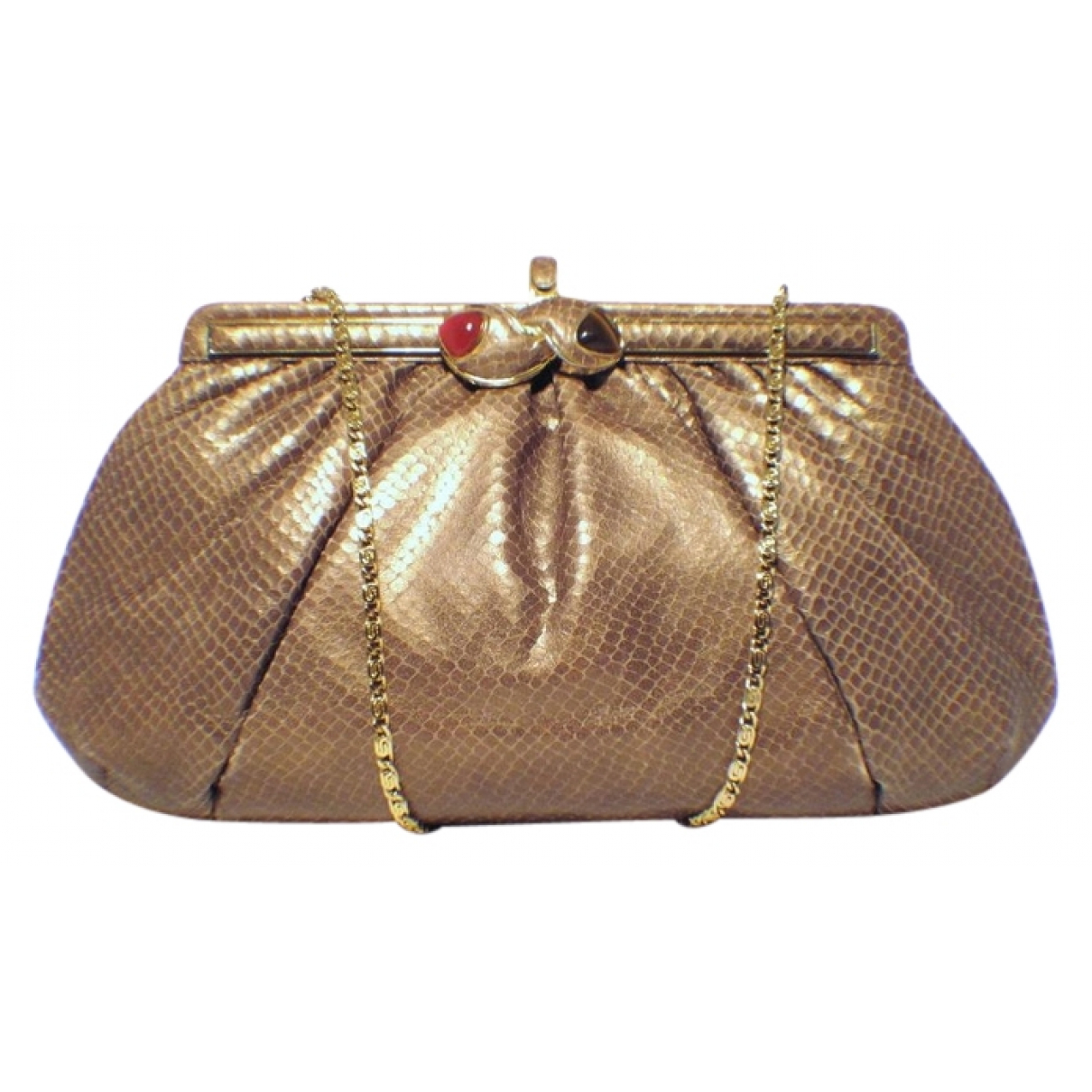 Judith Leiber Exotic leathers clutch bag