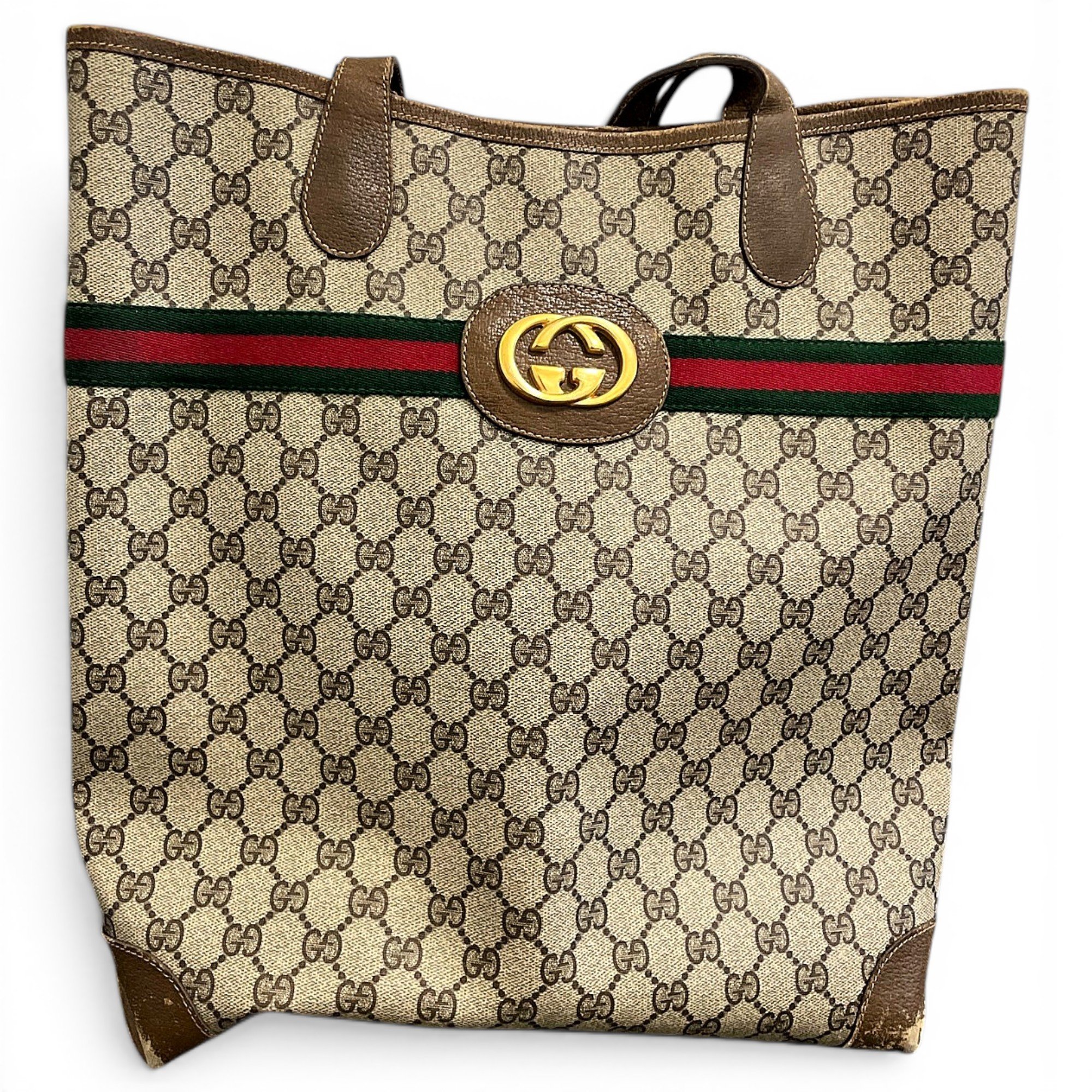Leather tote