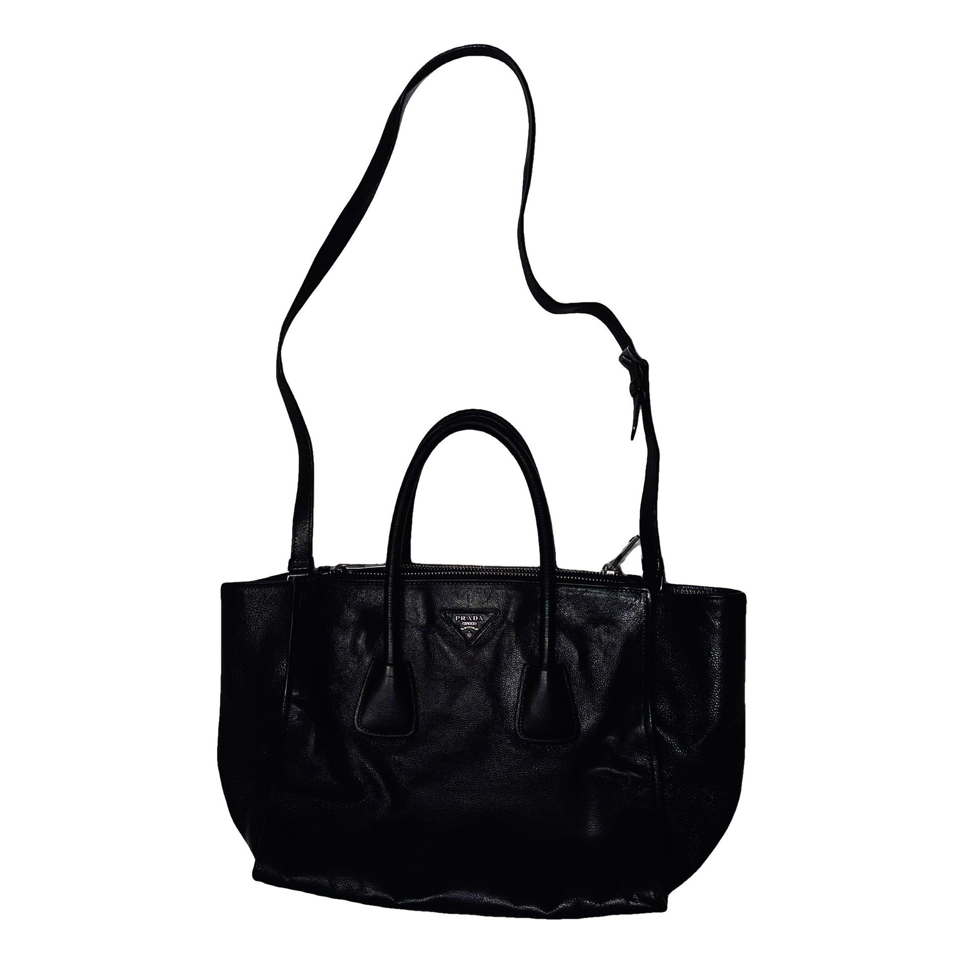Leather tote