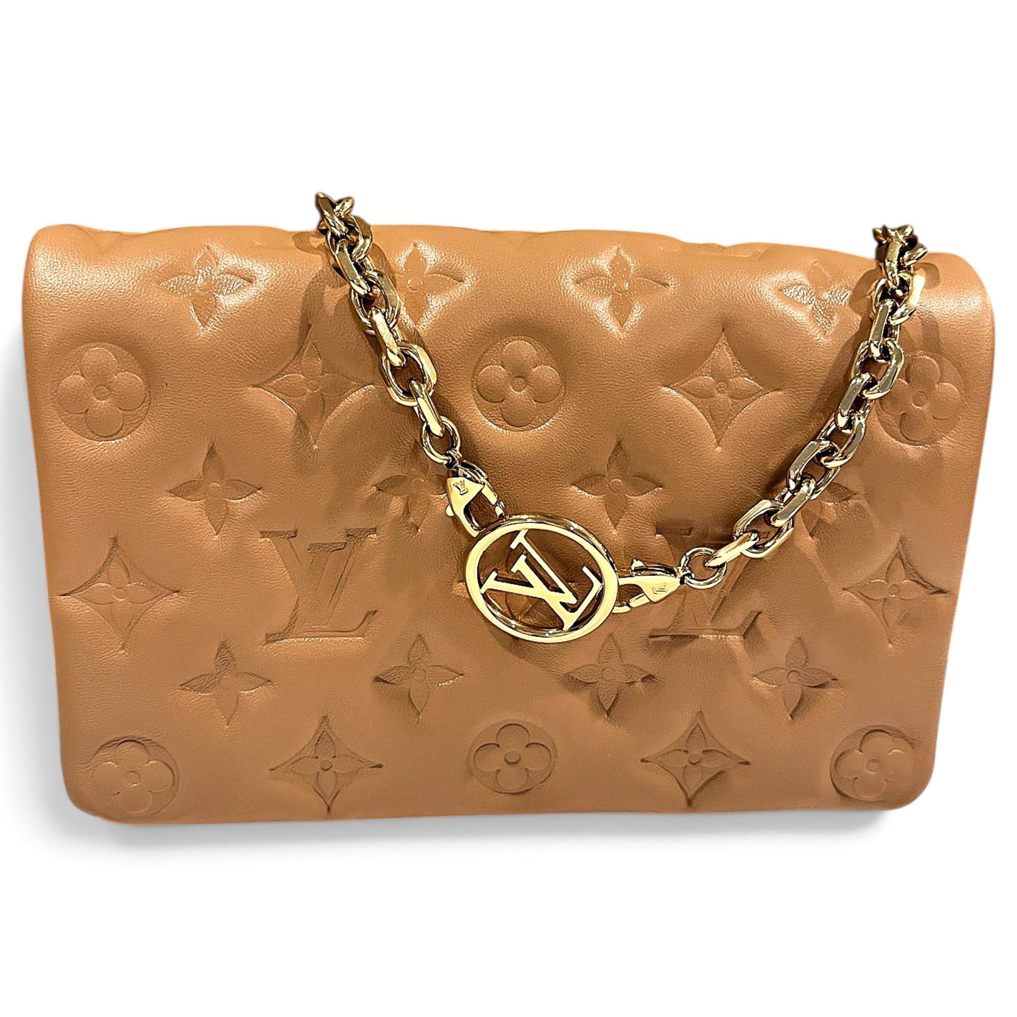 Coussin leather handbag
