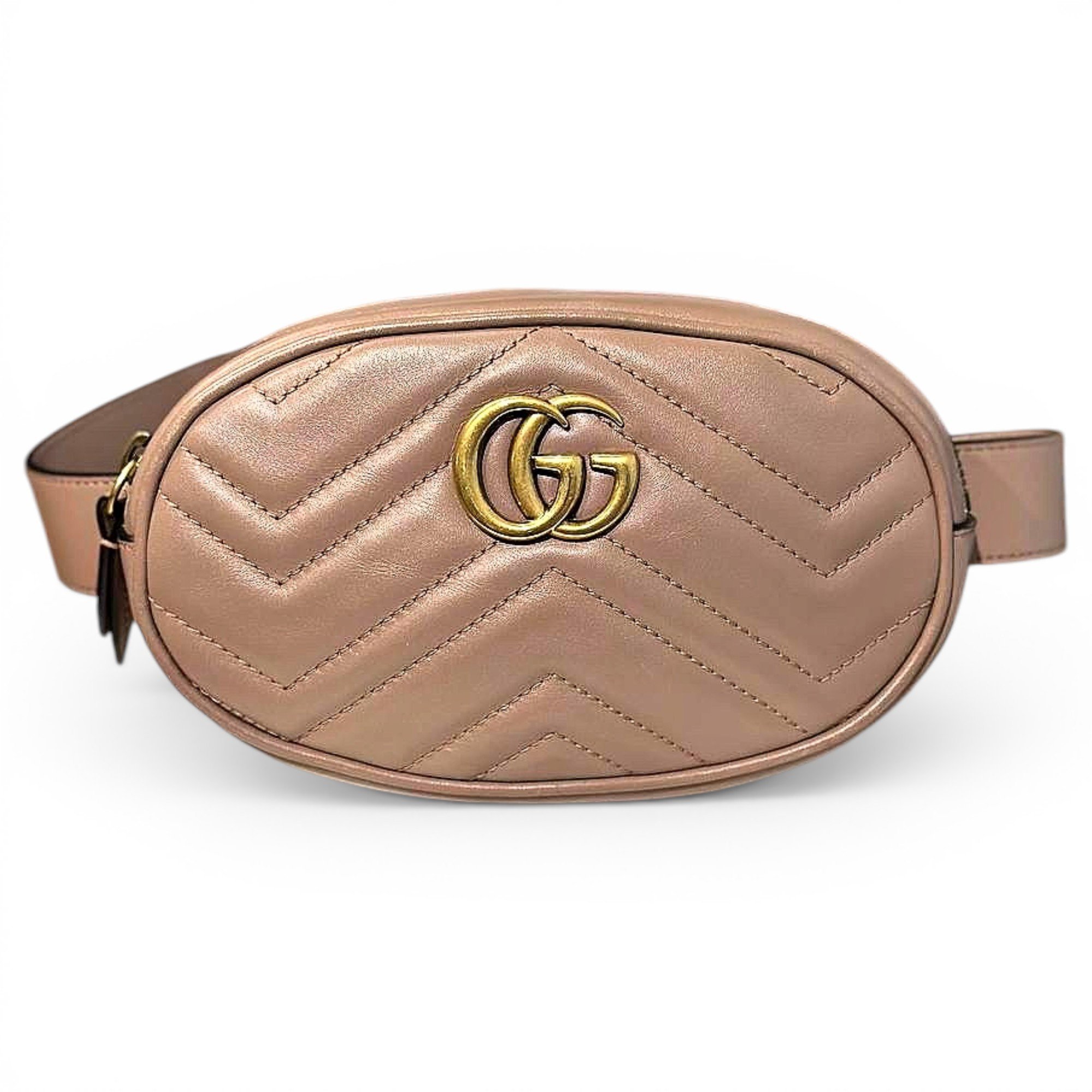 GG Marmont Oval leather handbag