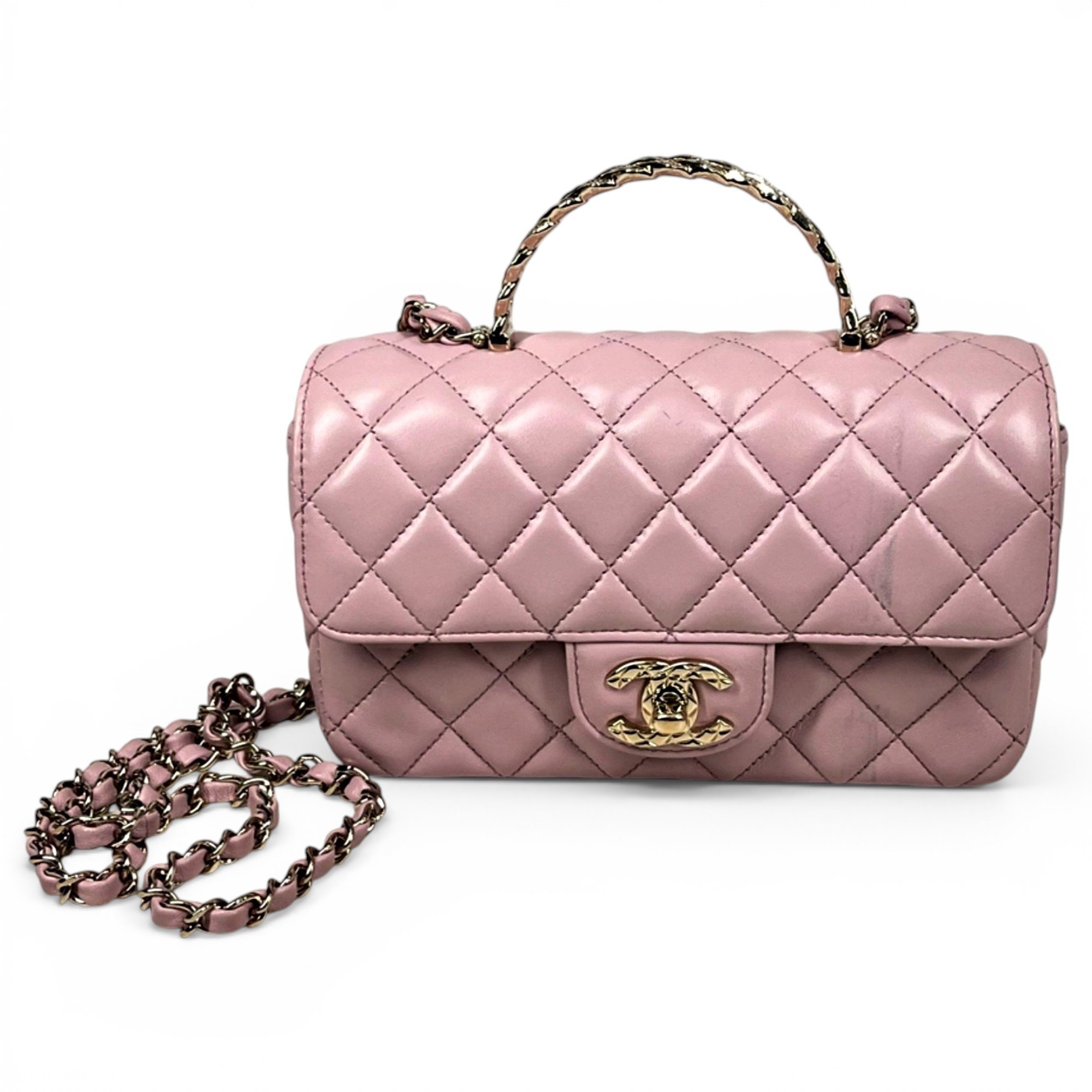 Timeless Classique Top Handle leather handbag
