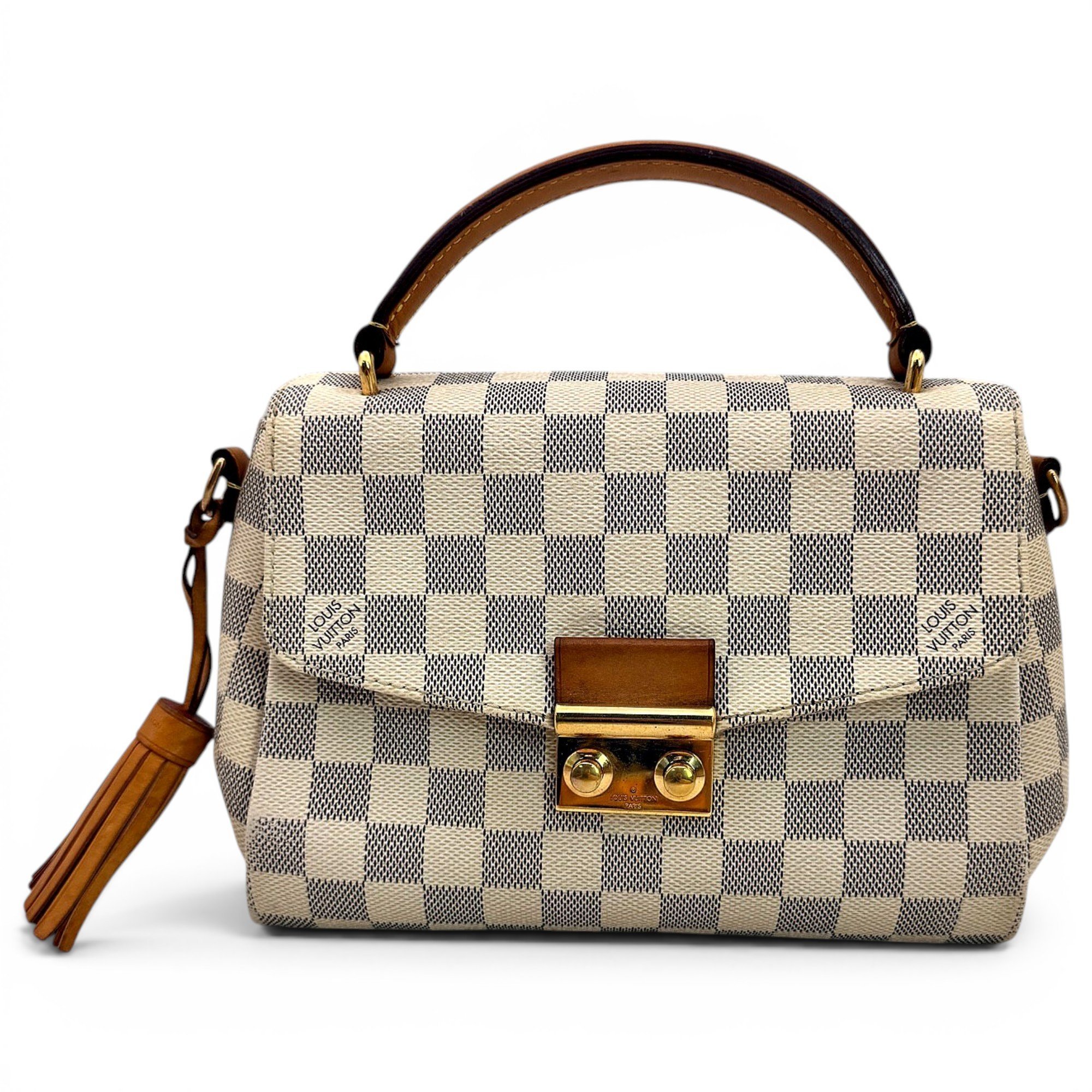 Croisette leather handbag