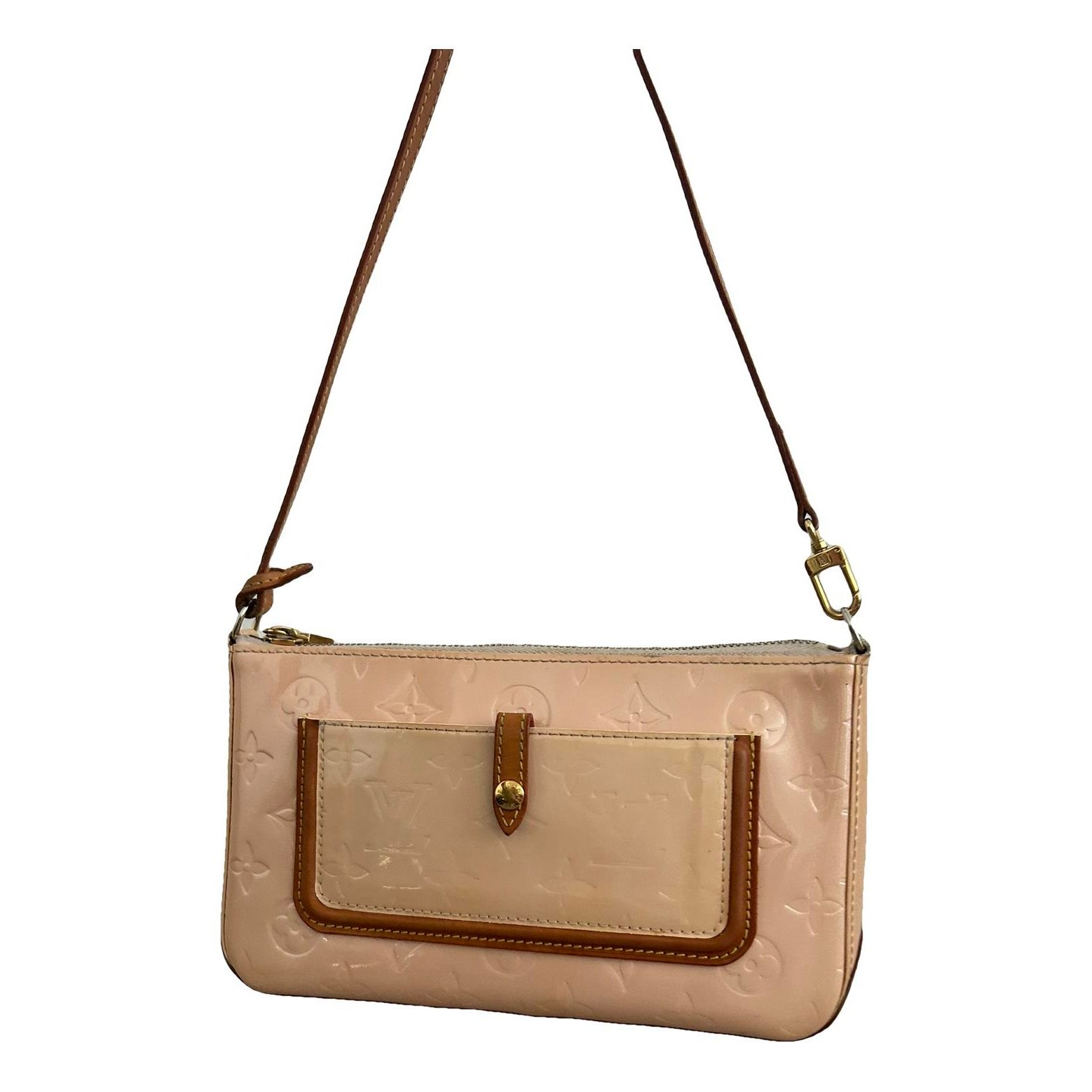 Patent leather handbag