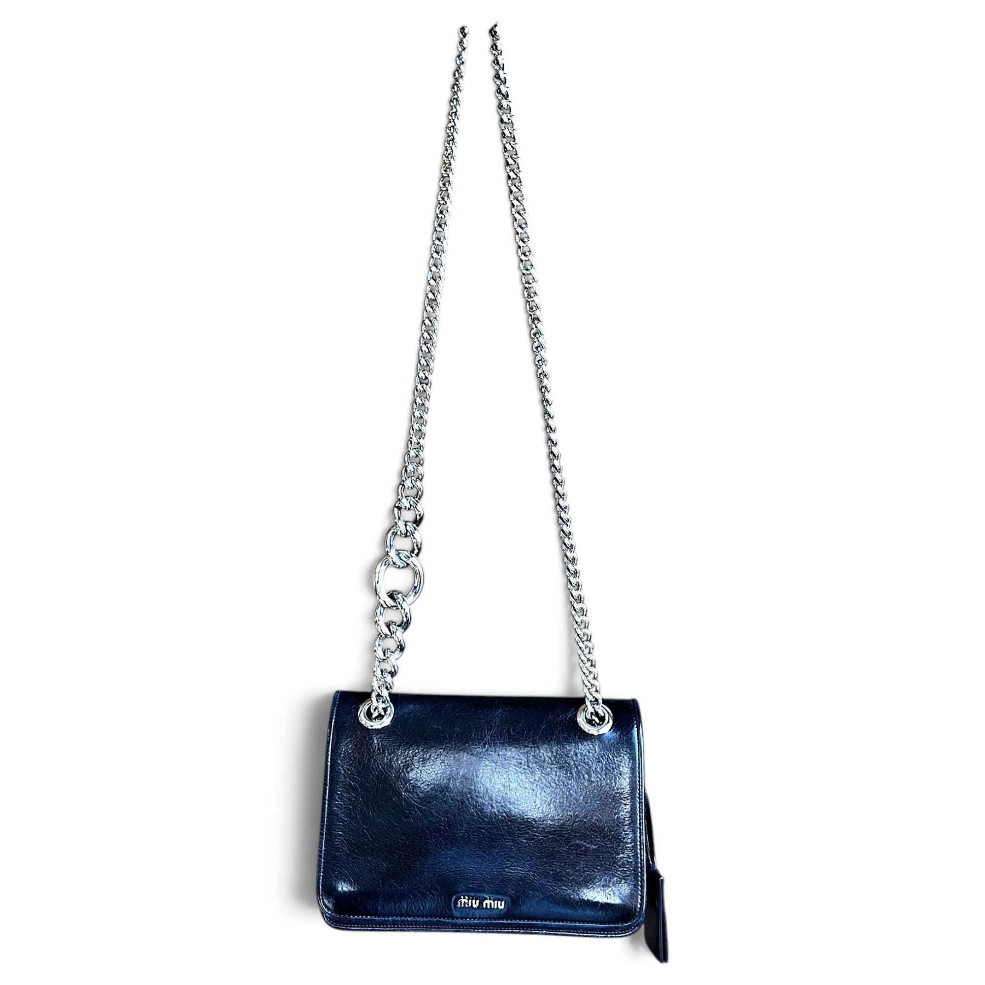 Miu Club leather handbag