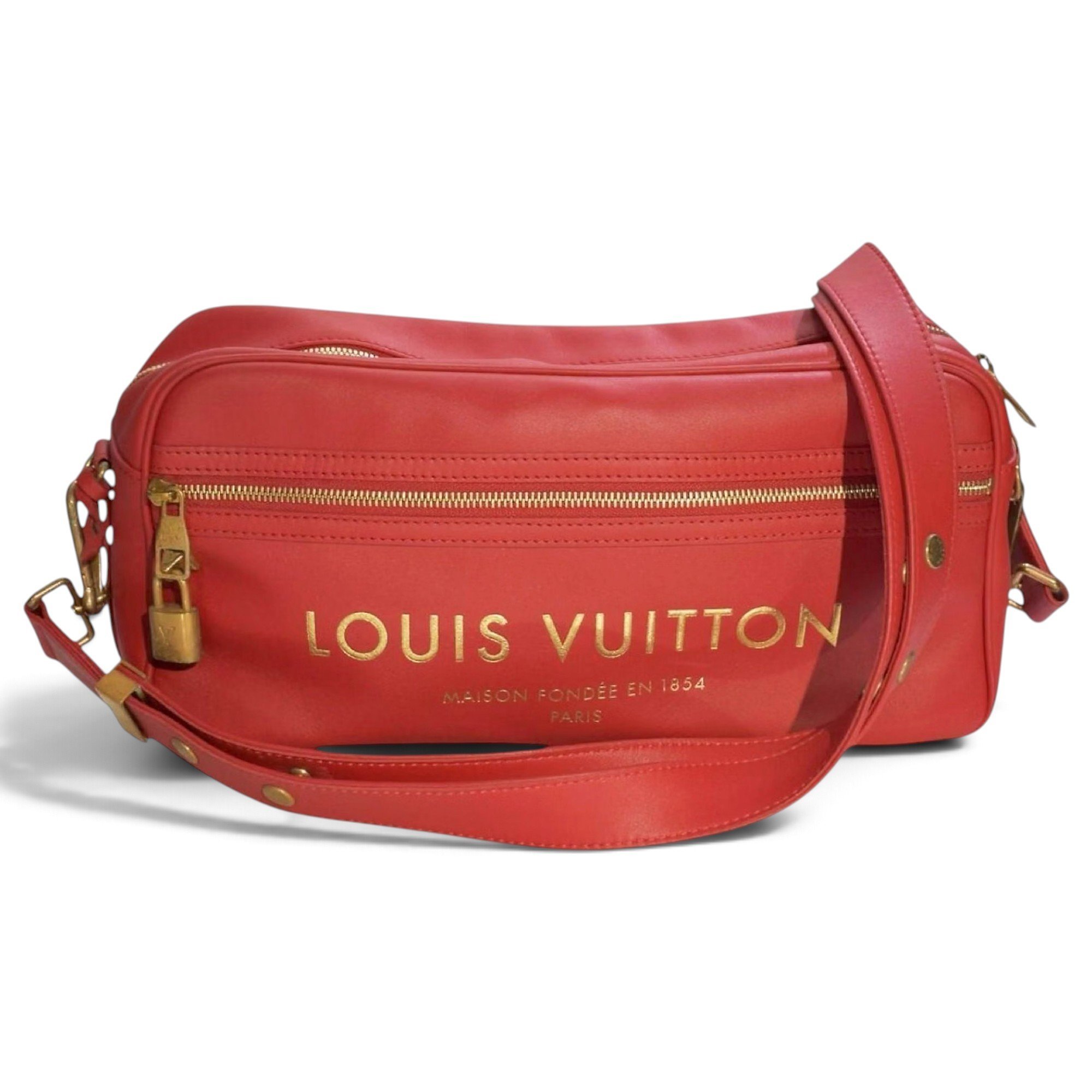 Flanerie leather crossbody bag