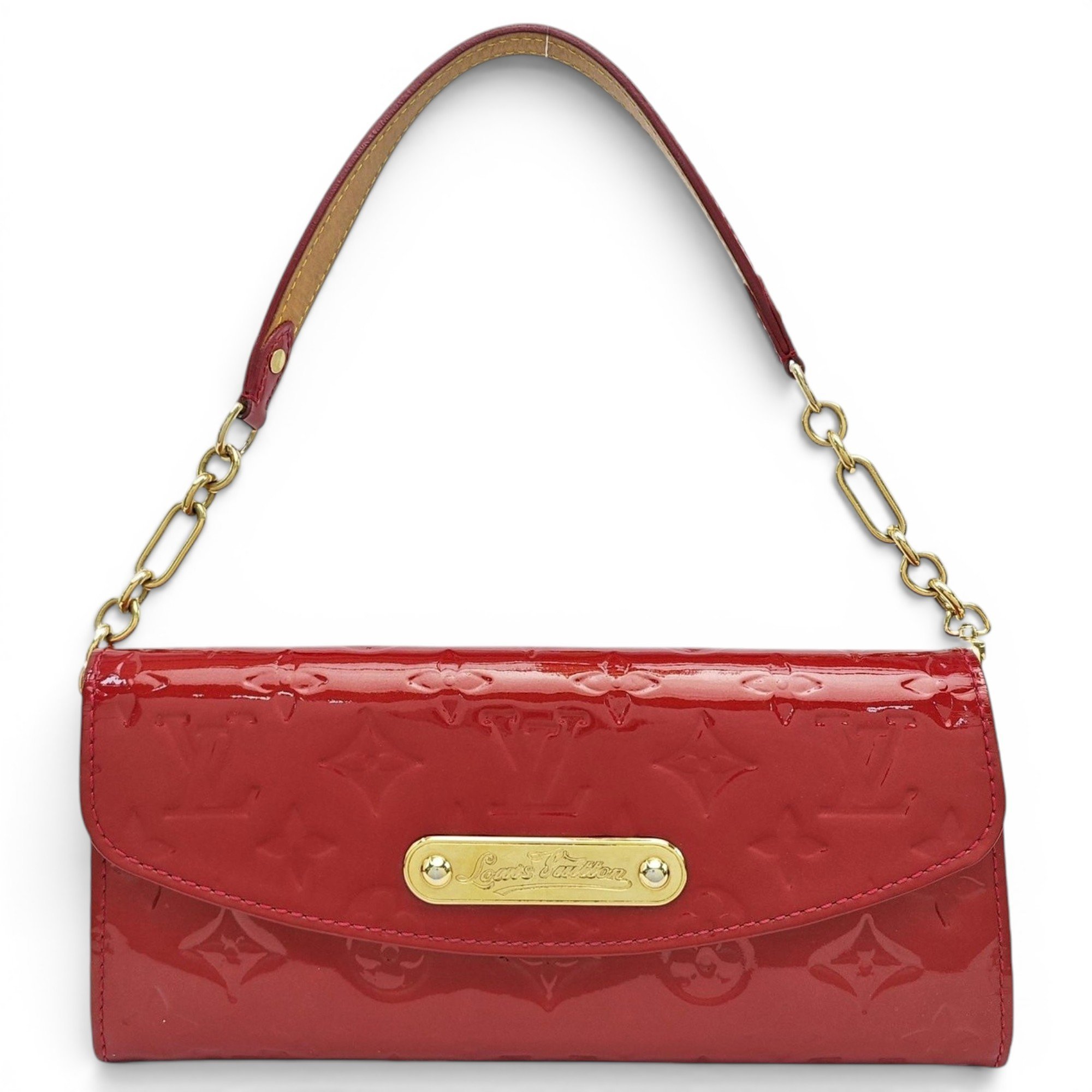 Sunset Boulevard patent leather handbag
