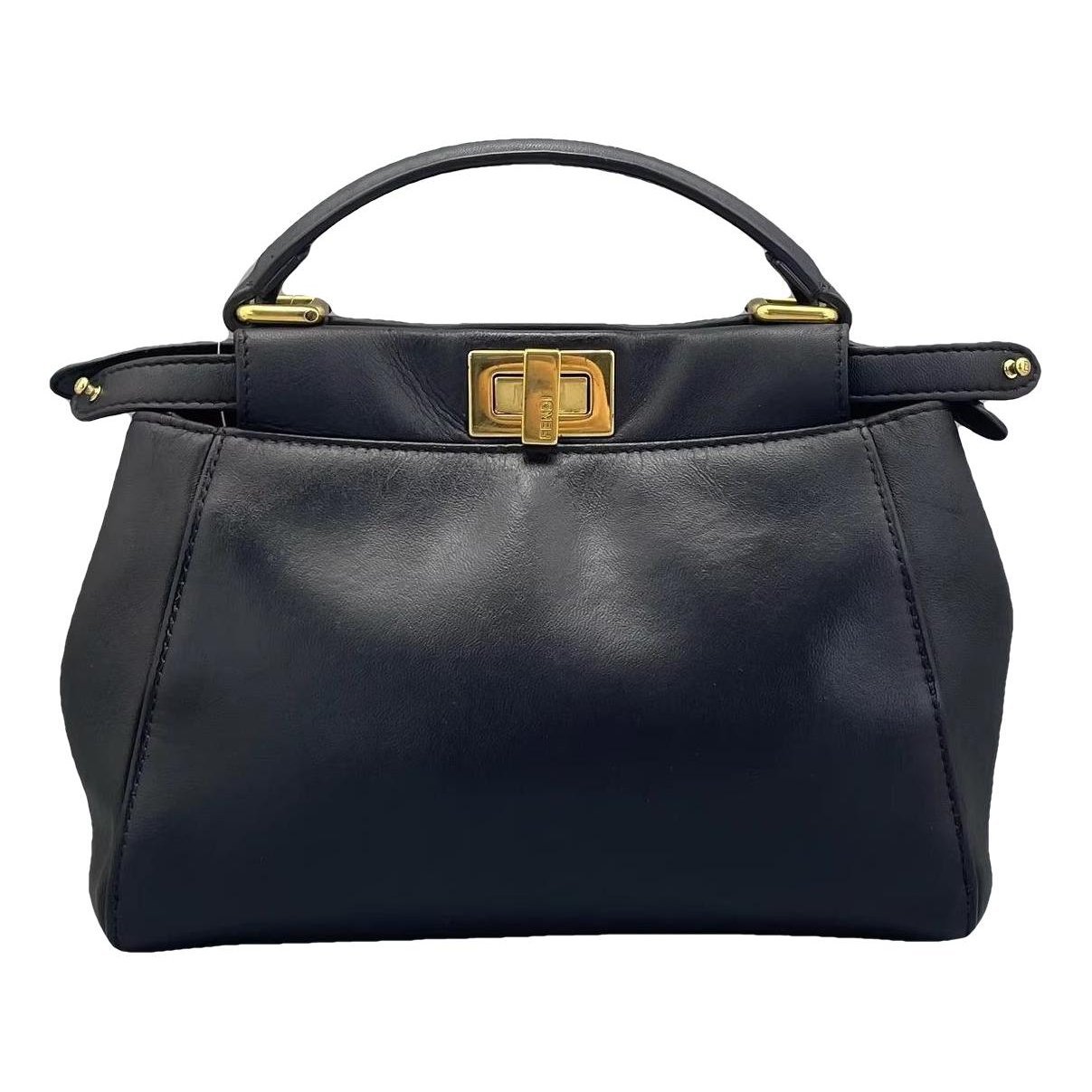Peekaboo leather handbag