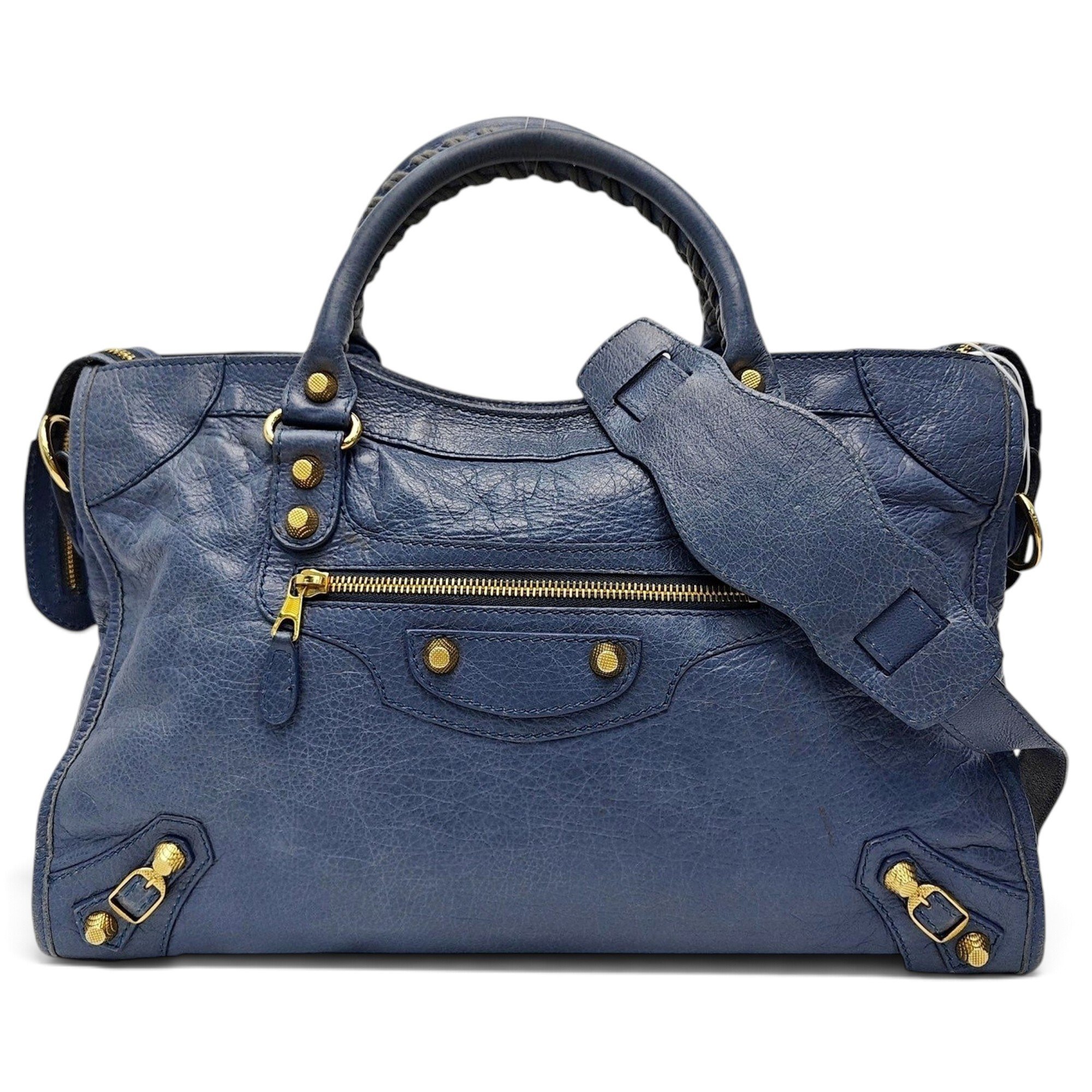 Leather handbag