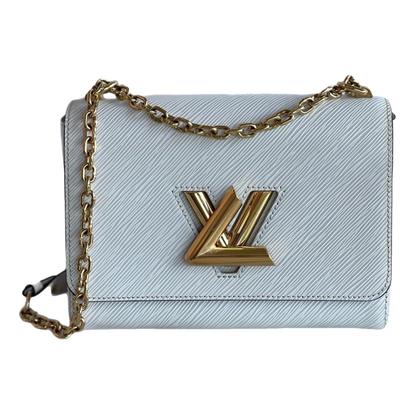 Twist leather crossbody bag