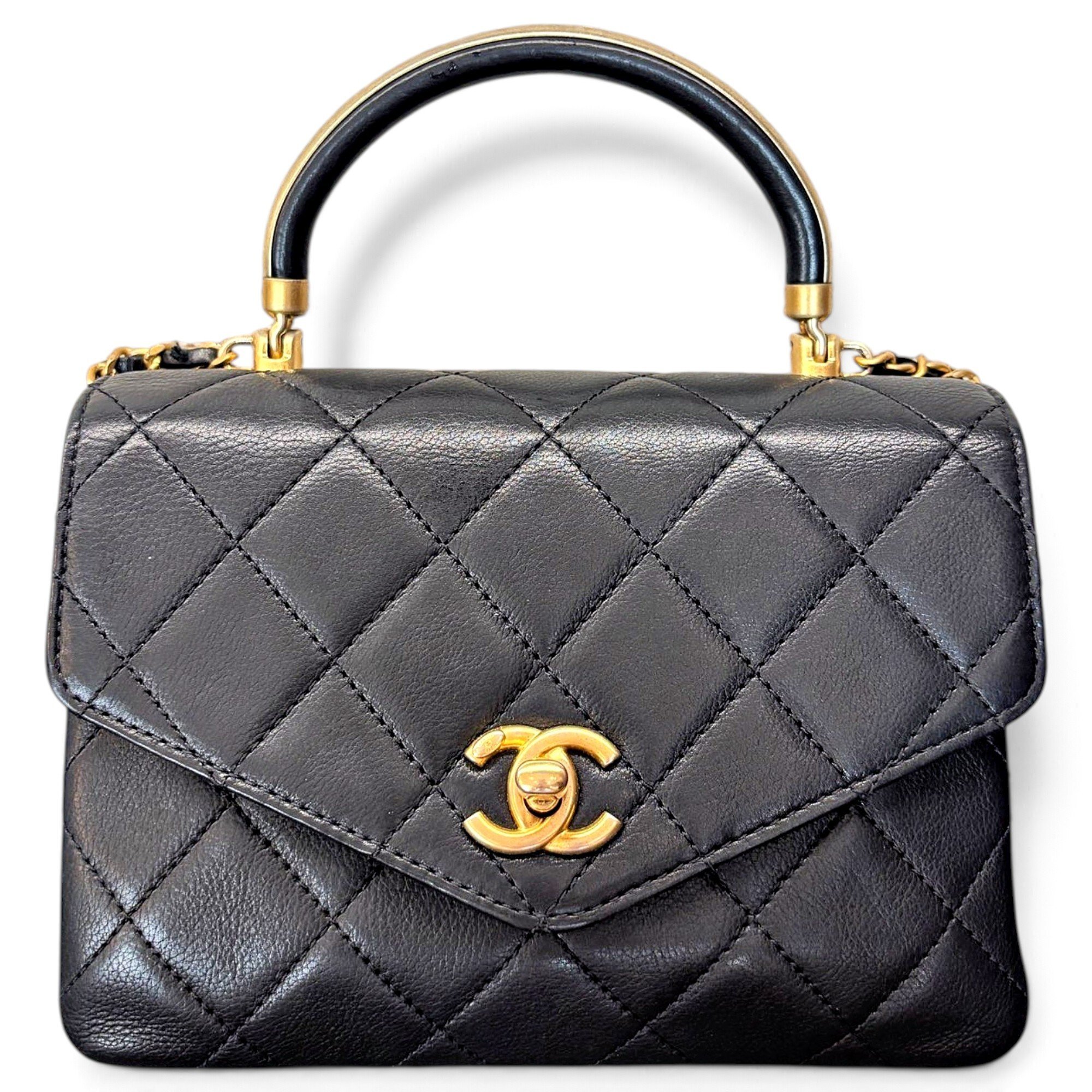 Coco Handle leather handbag