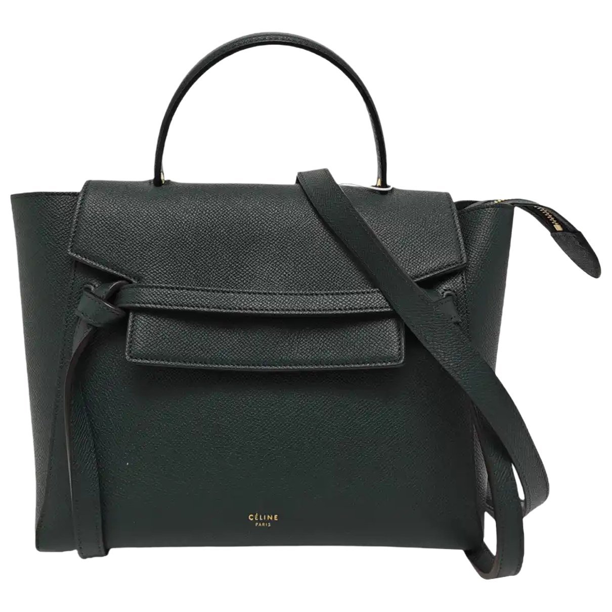 Belt leather handbag