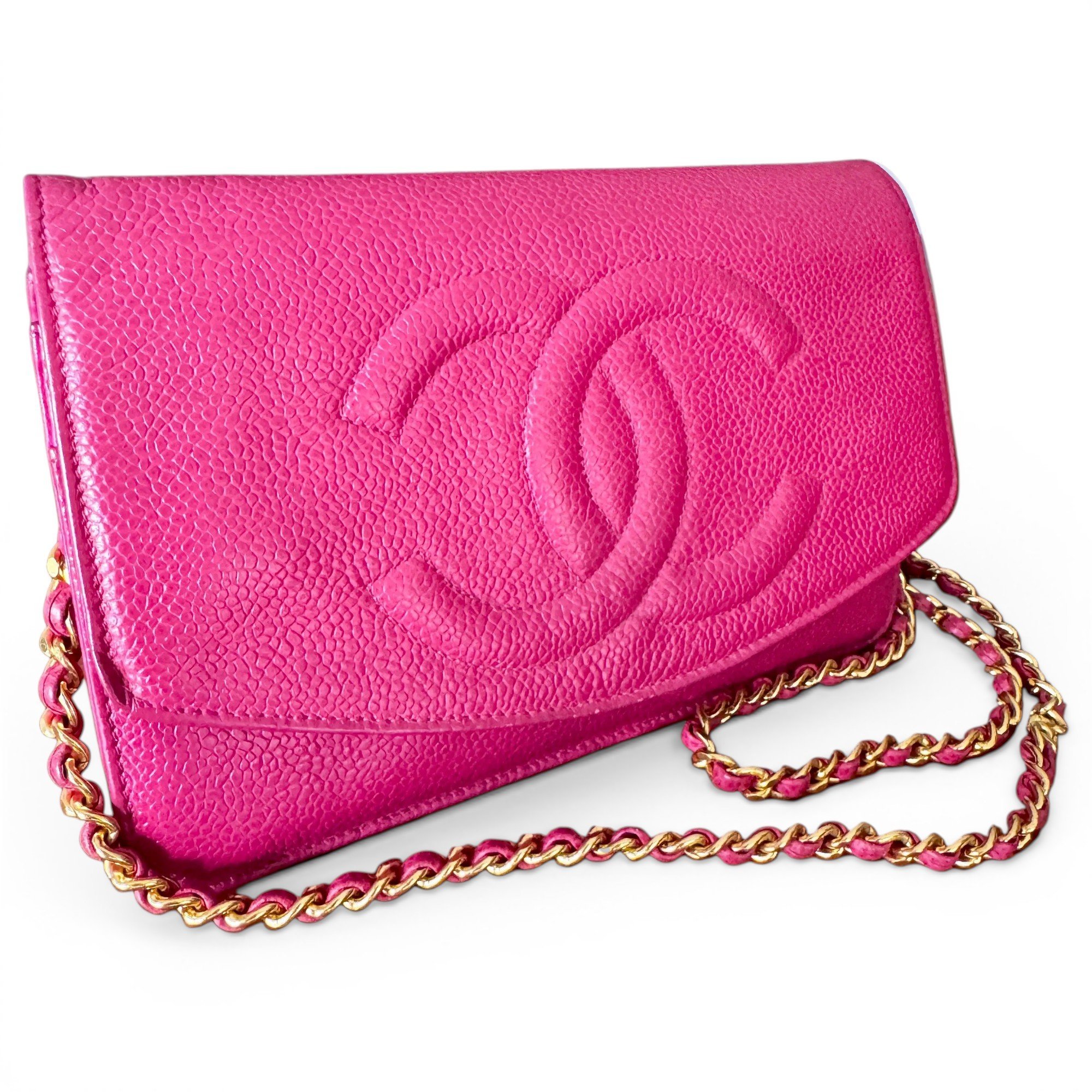 Leather clutch bag