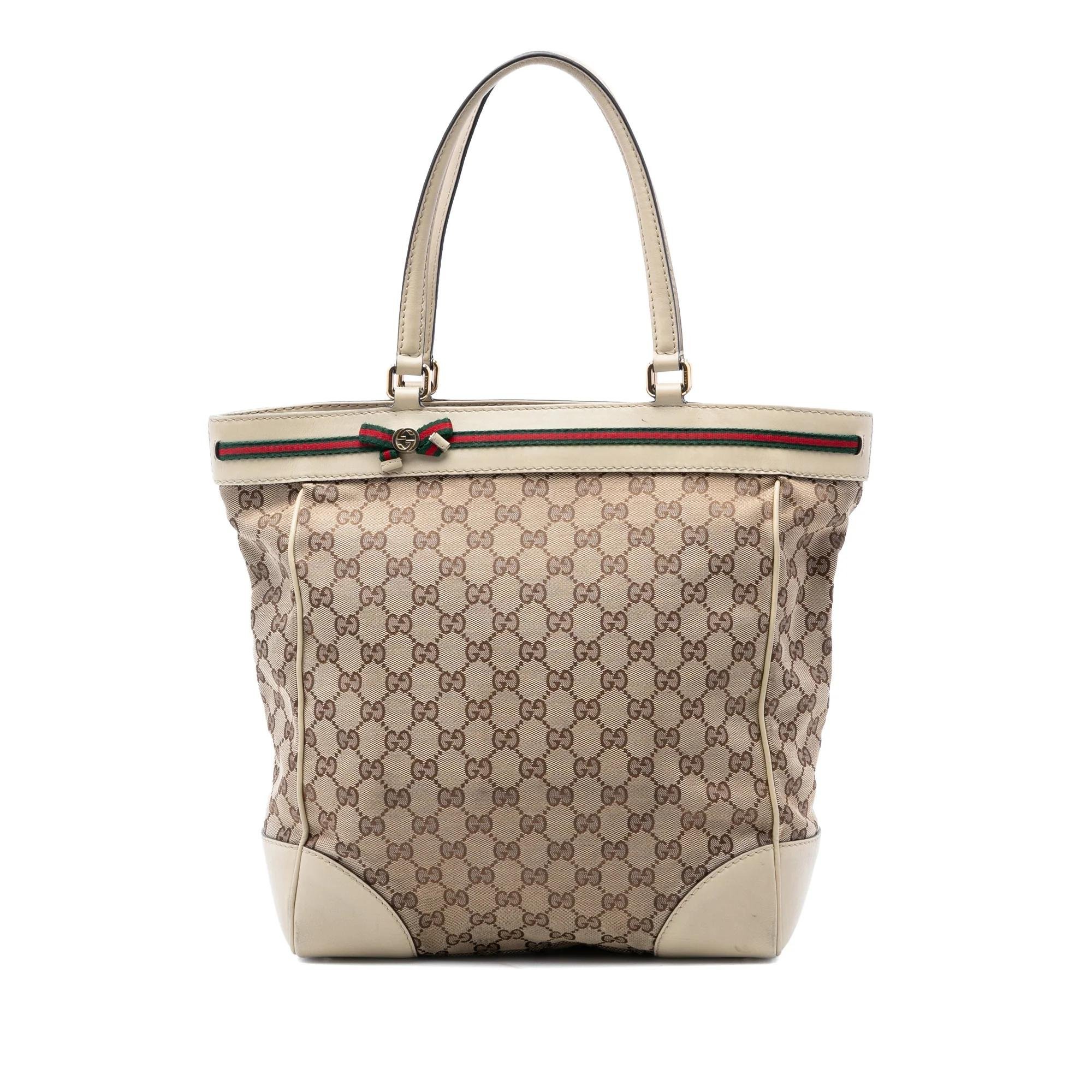 Leather tote
