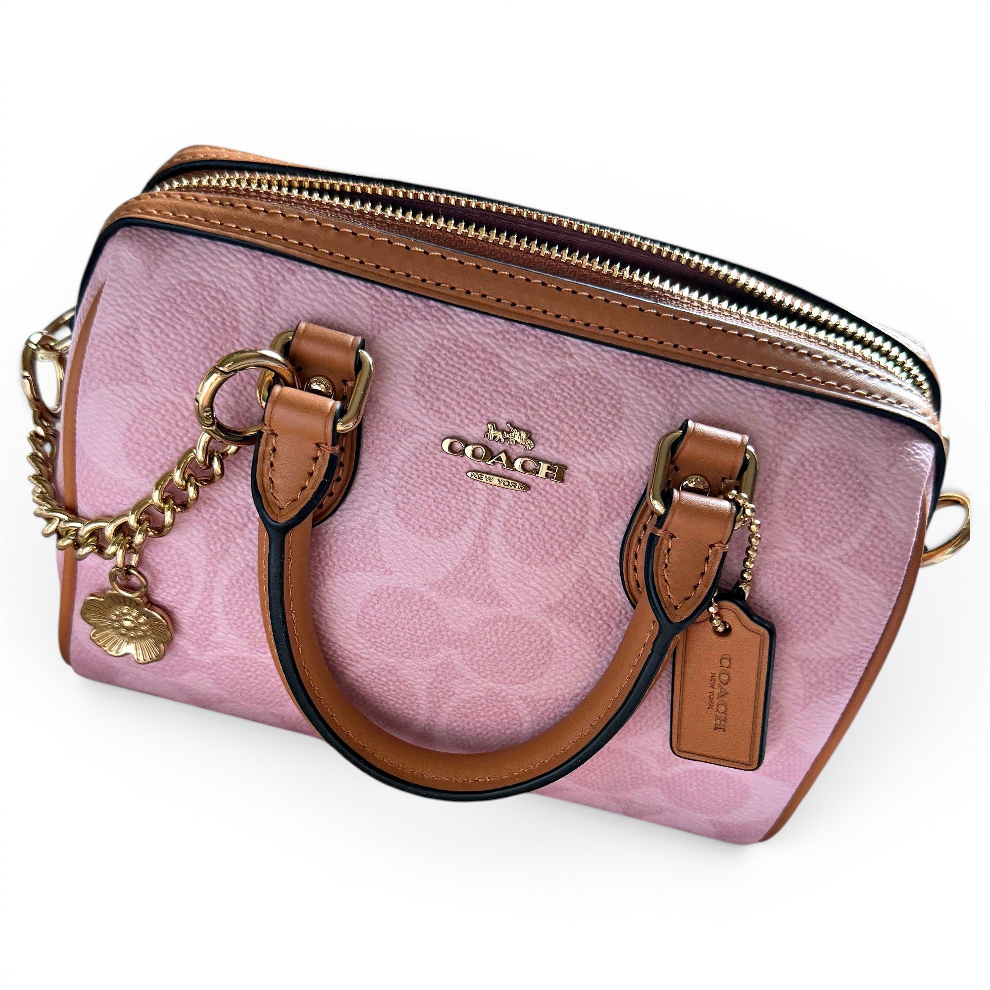 Leather satchel