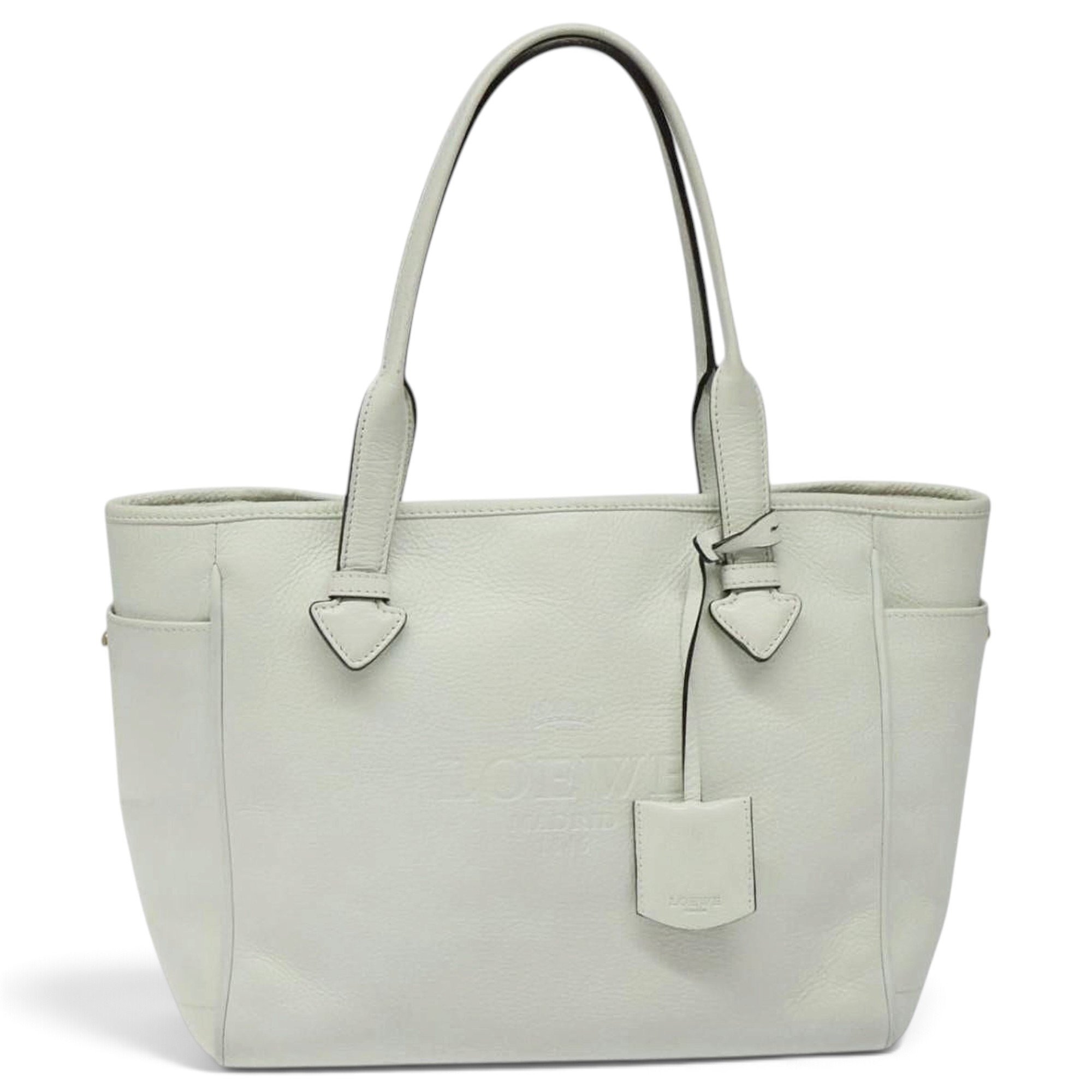 Leather tote