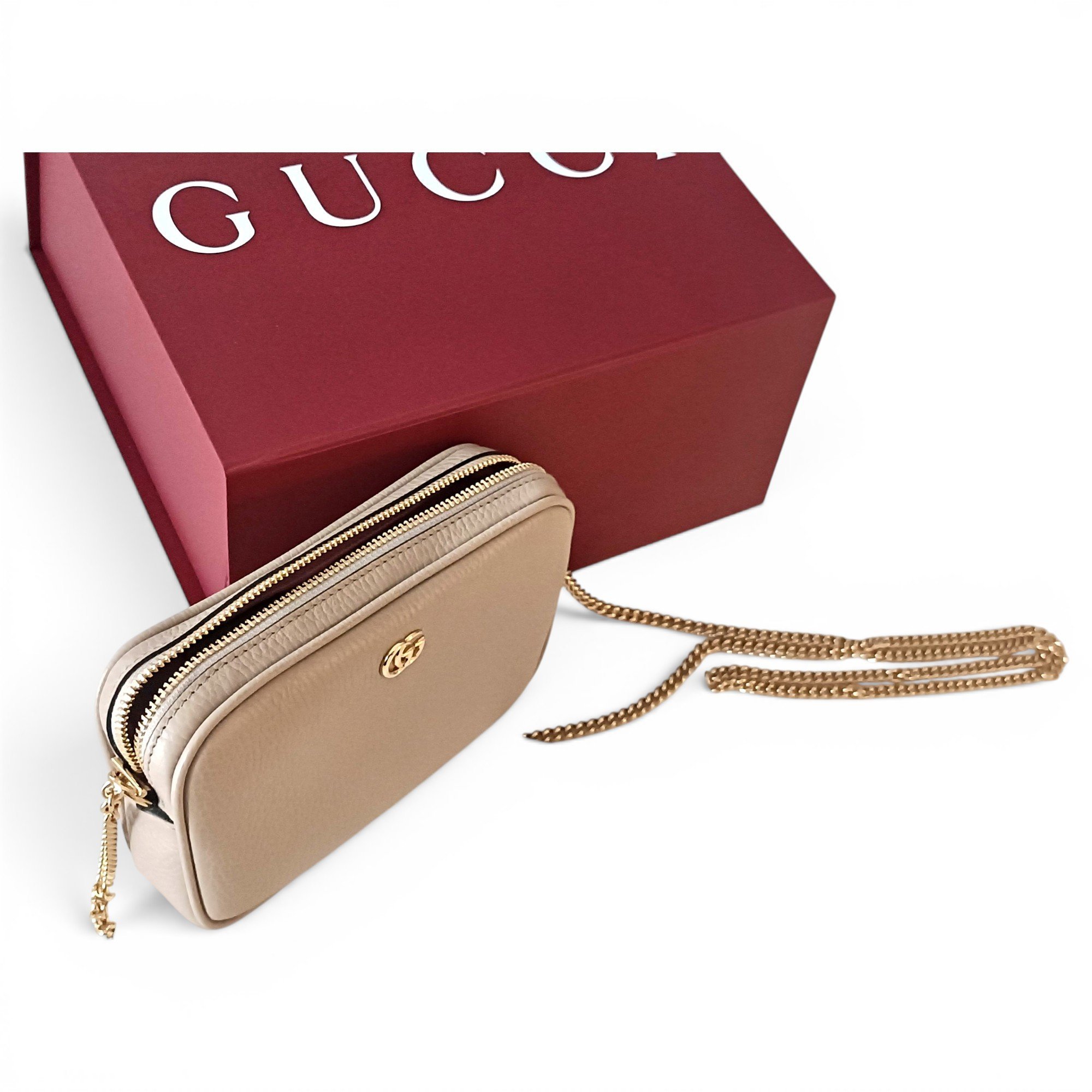 GG Marmont Zip leather crossbody bag