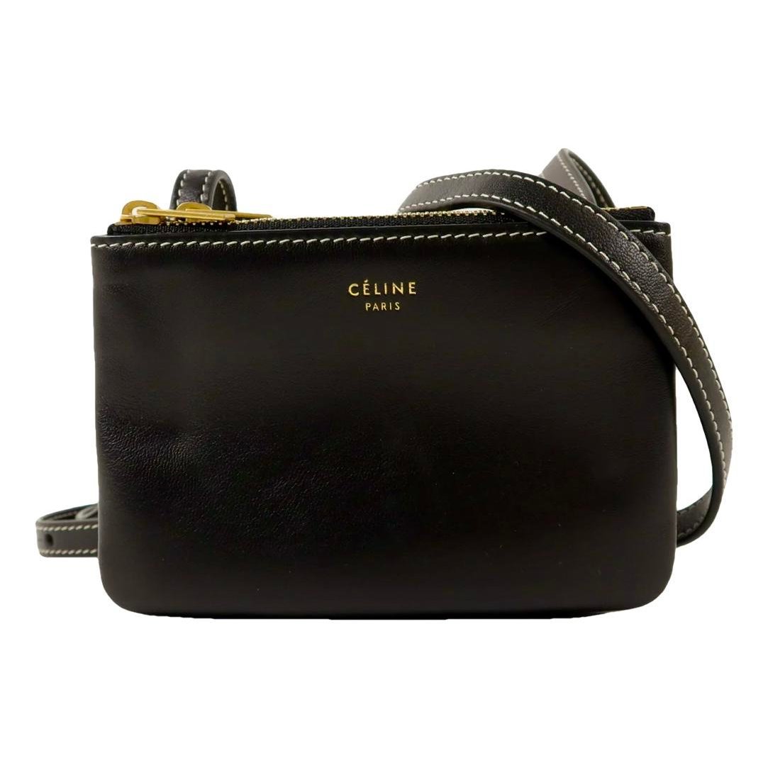 Trio leather crossbody bag