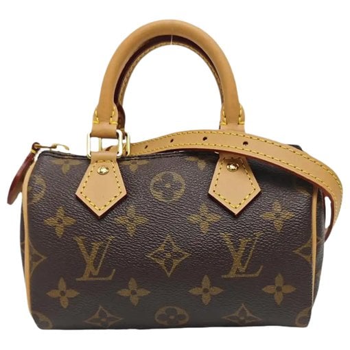Nano Speedy / Mini HL leather handbag