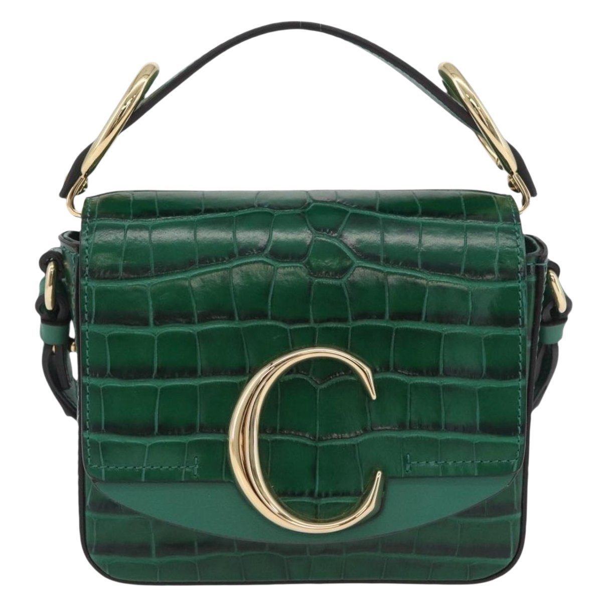 C leather handbag