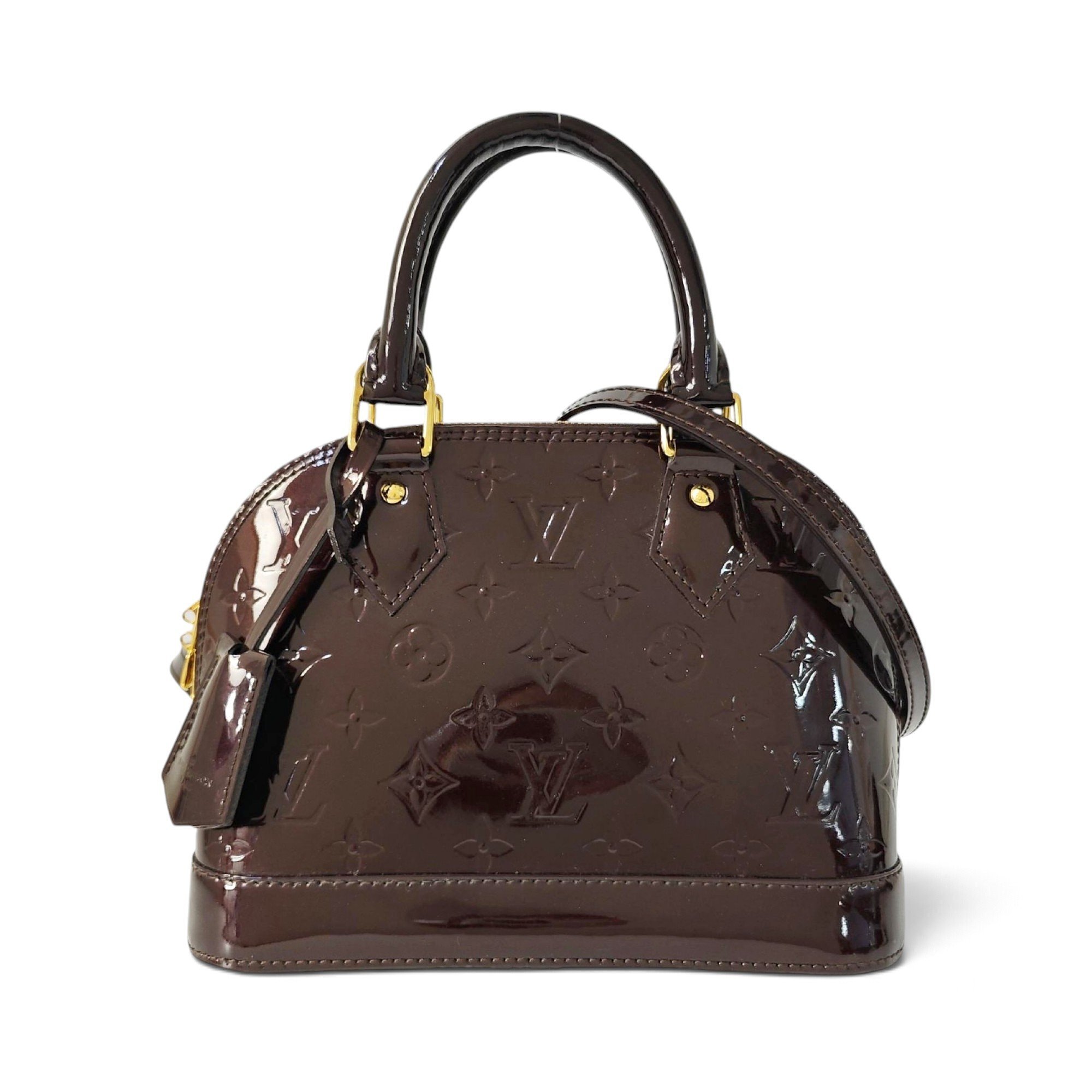 Alma BB patent leather handbag